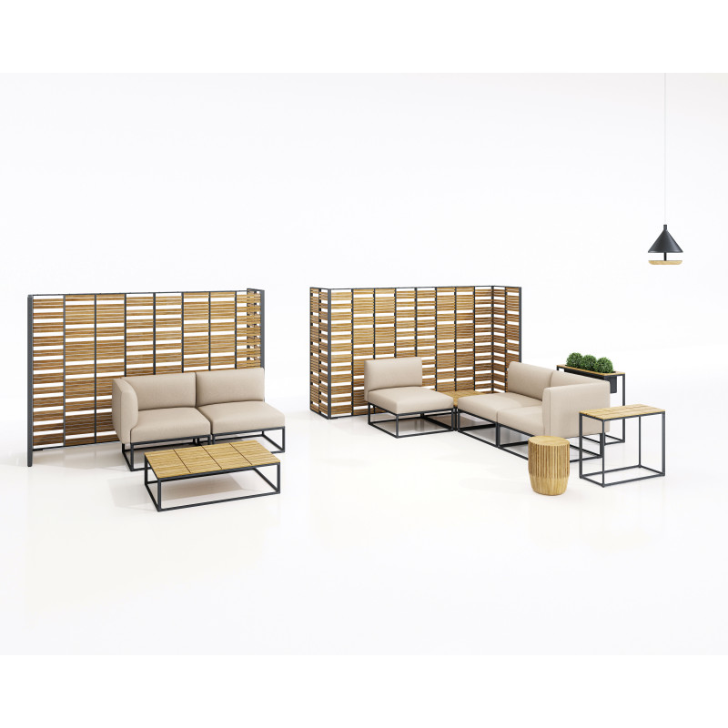 Gloster Maya Upholstered Center Outdoor Sectional Unit 30" x 30