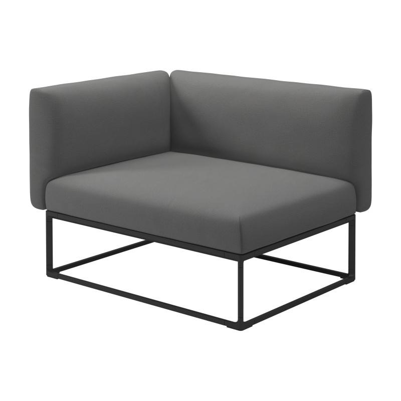 Gloster Maya Upholstered Left End Outdoor Sectional Unit 40" x 30