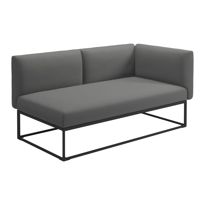 Gloster Maya 60" x 30" Right End Outdoor Sectional Unit AuthenTEAK