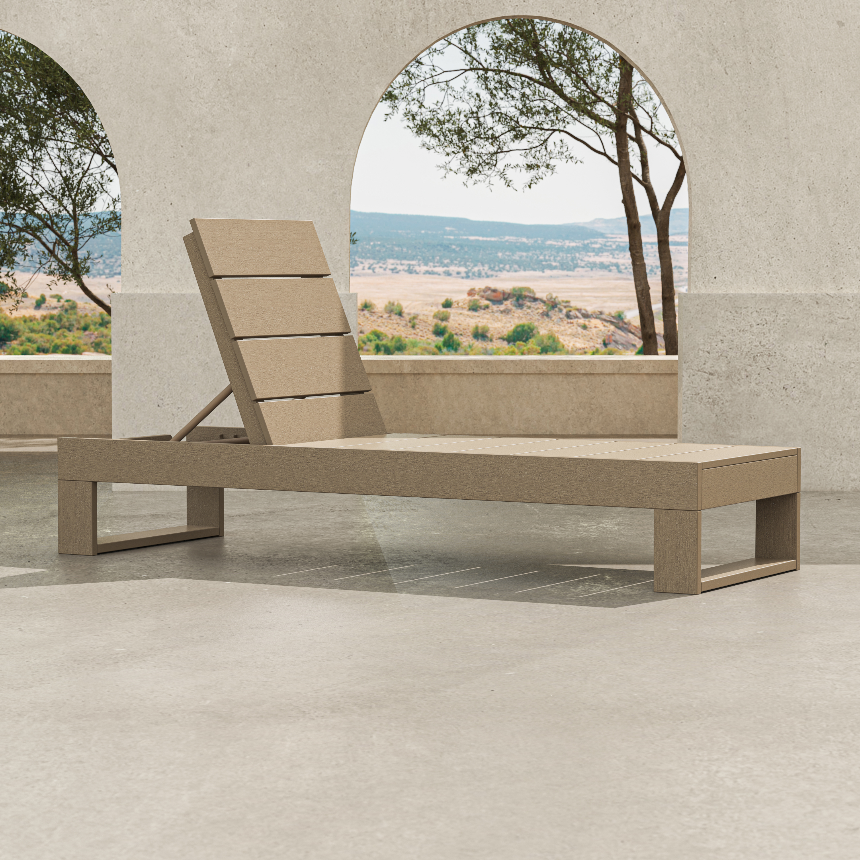 Polywood Latitude Chaise Lounge AuthenTEAK