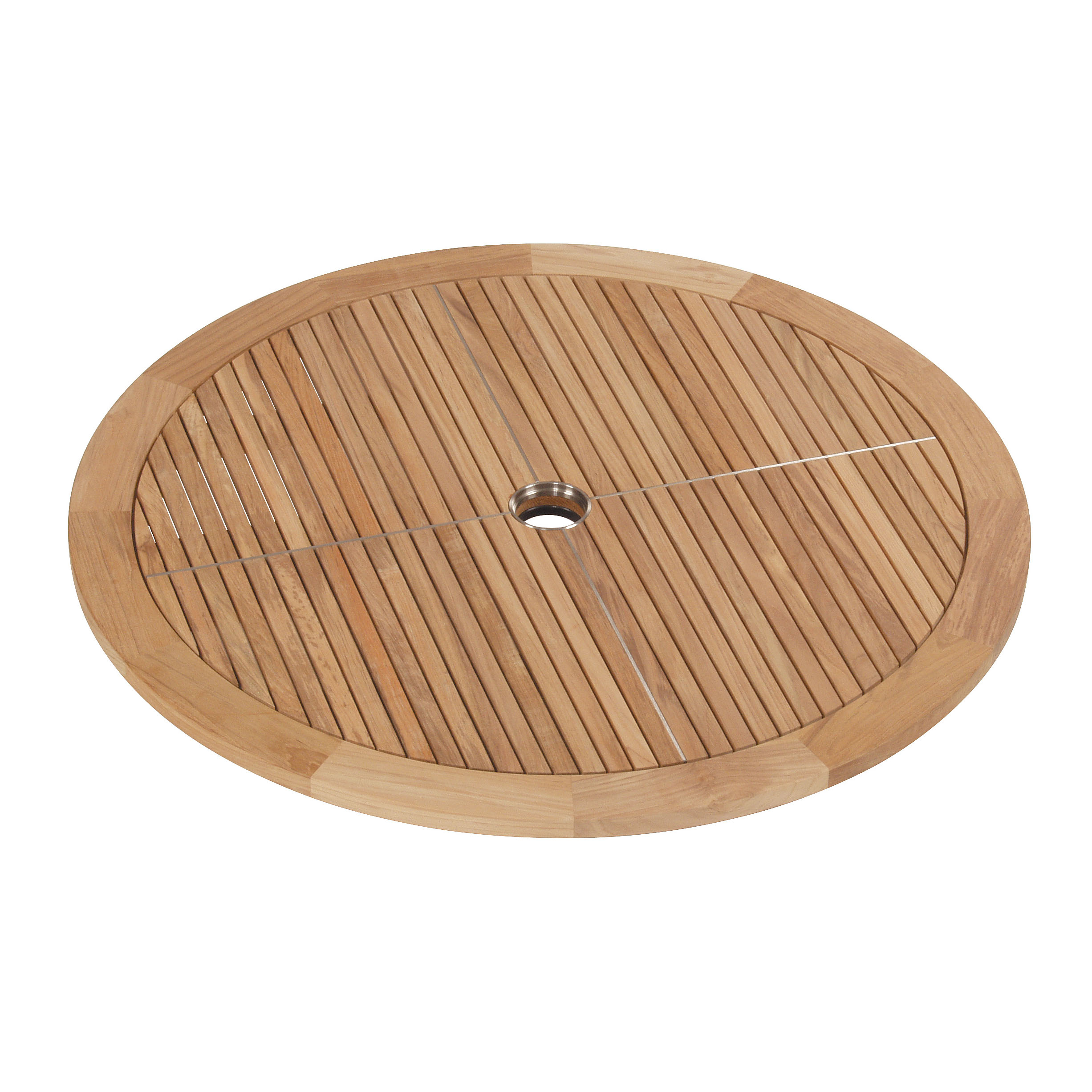 lazy susan for patio umbrella Tortuga Outdoor Silver Glass Outdoor with Hole quality HDPE marine board Available in White or Black Weather International Caravan Royal Tahiti Outdoor