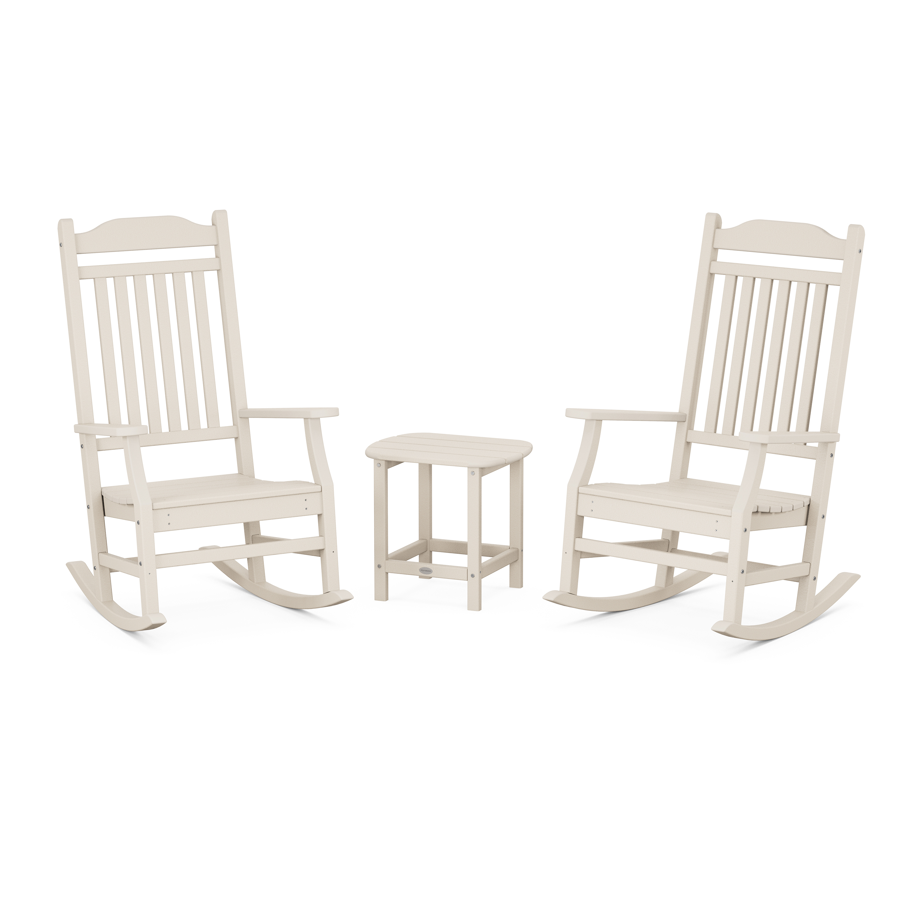 Polywood Cottage Rocking Chair 3-Piece Set | AuthenTEAK