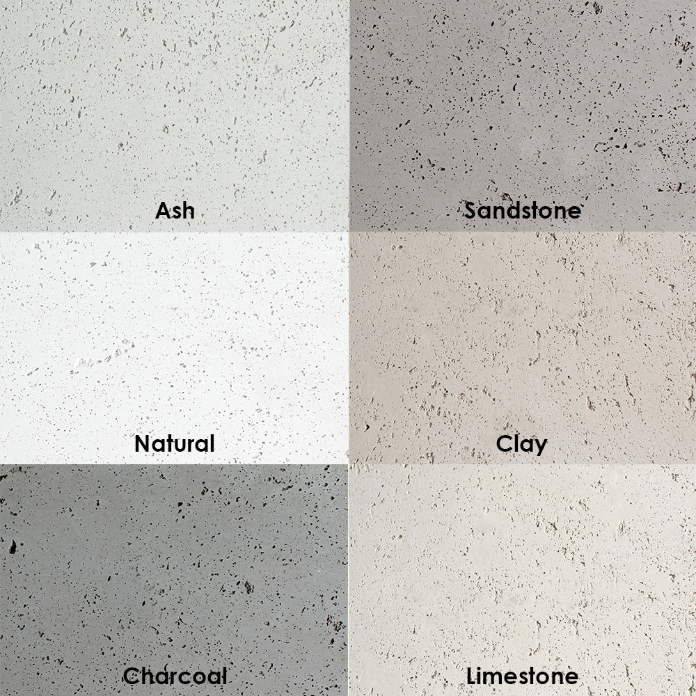 DEKKO Fire Pits Element 16.5" Round Concrete Gas Fire Bowl AuthenTEAK