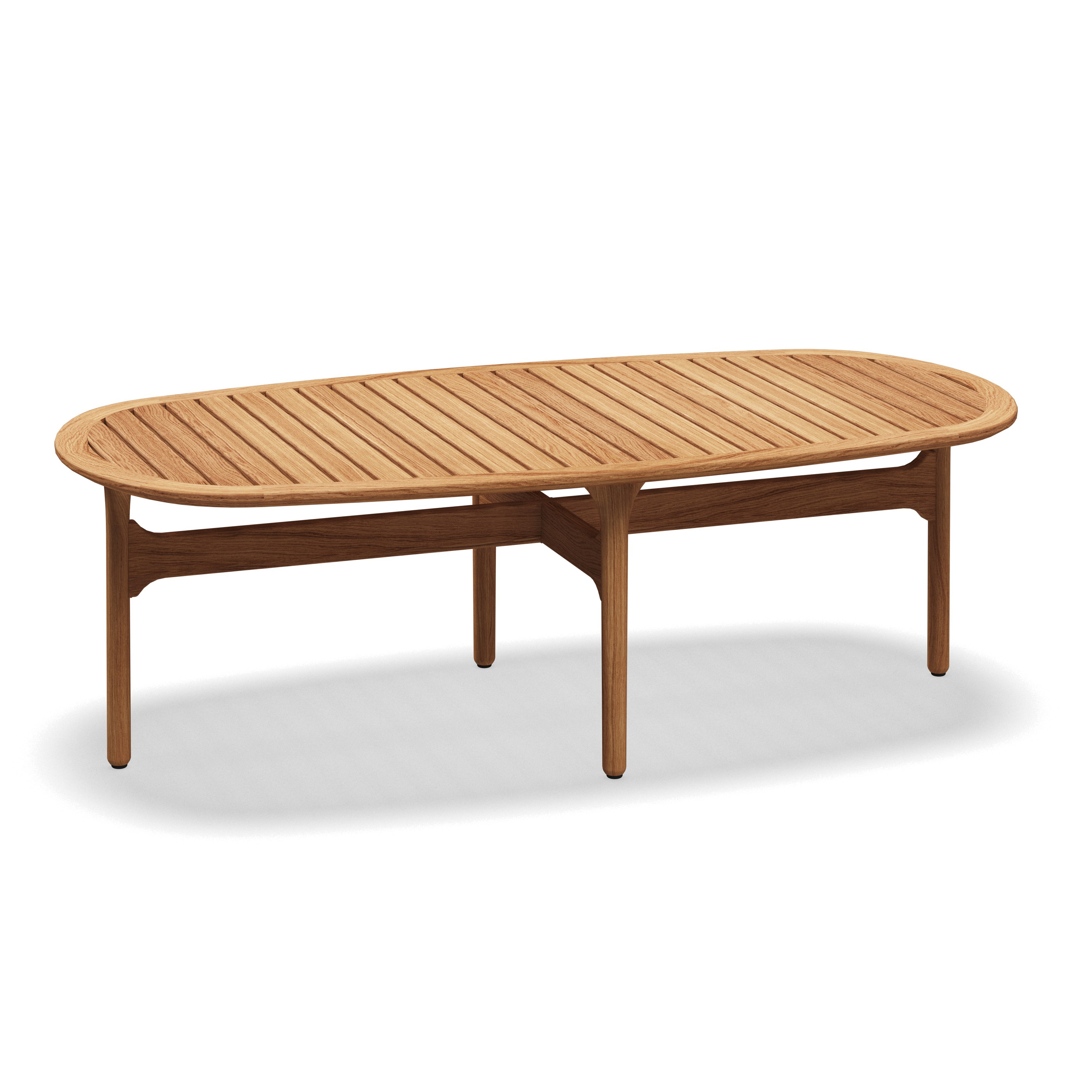 Gloster Bay 50" Teak Oval Coffee Table AuthenTEAK