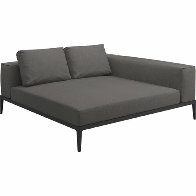Gloster Grid Chill Outdoor Sectional Unit AuthenTEAK