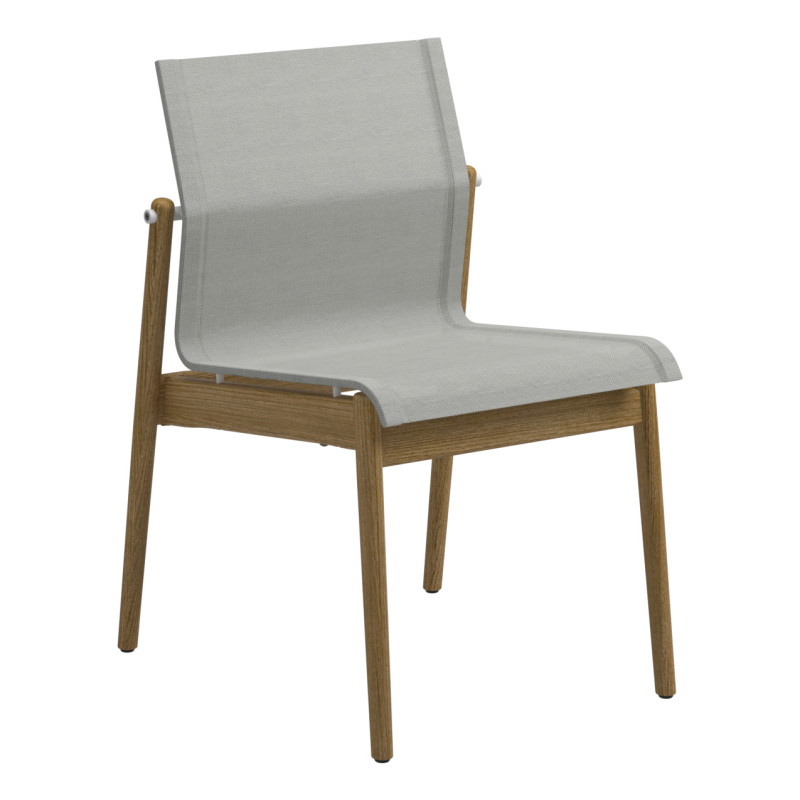 Gloster Sway Stacking Sling Dining Side Chair AuthenTEAK