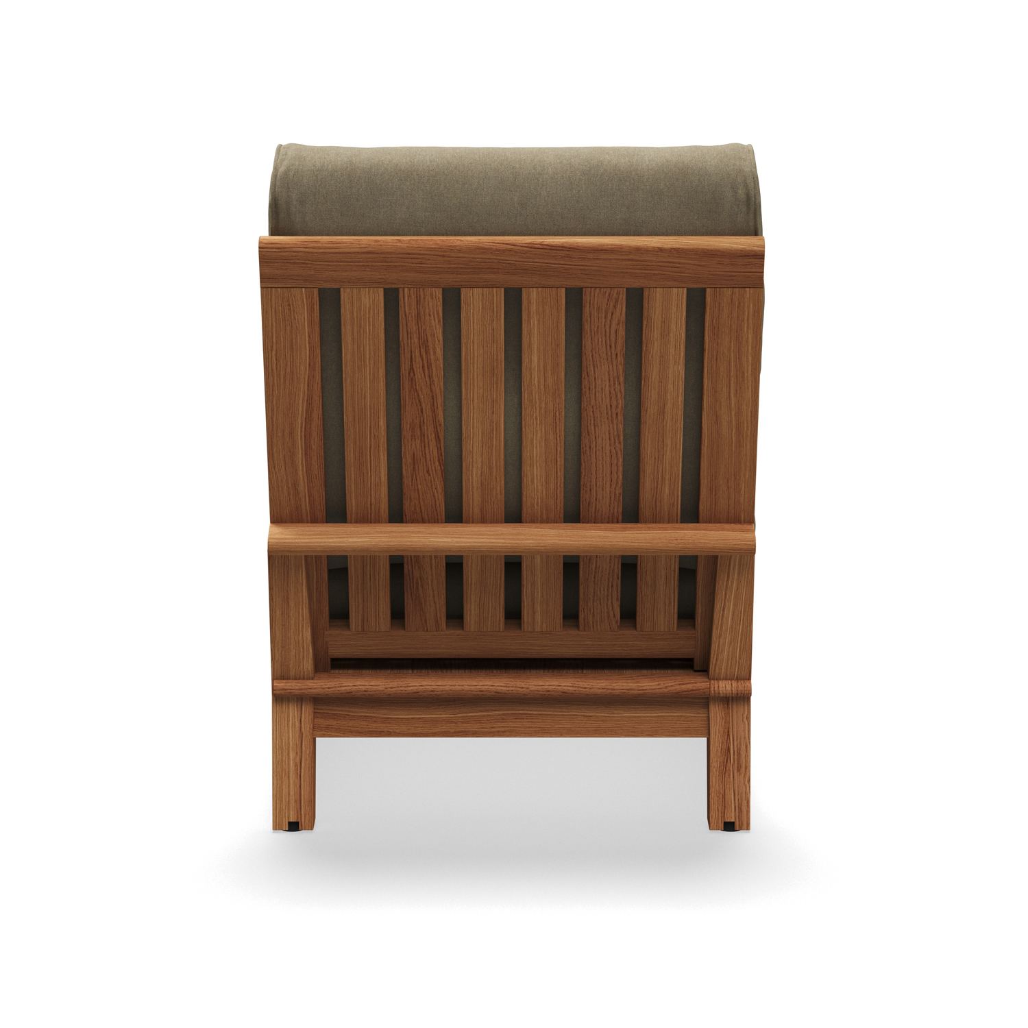 Gloster Ventura Teak Armless Outdoor Sectional Unit AuthenTEAK