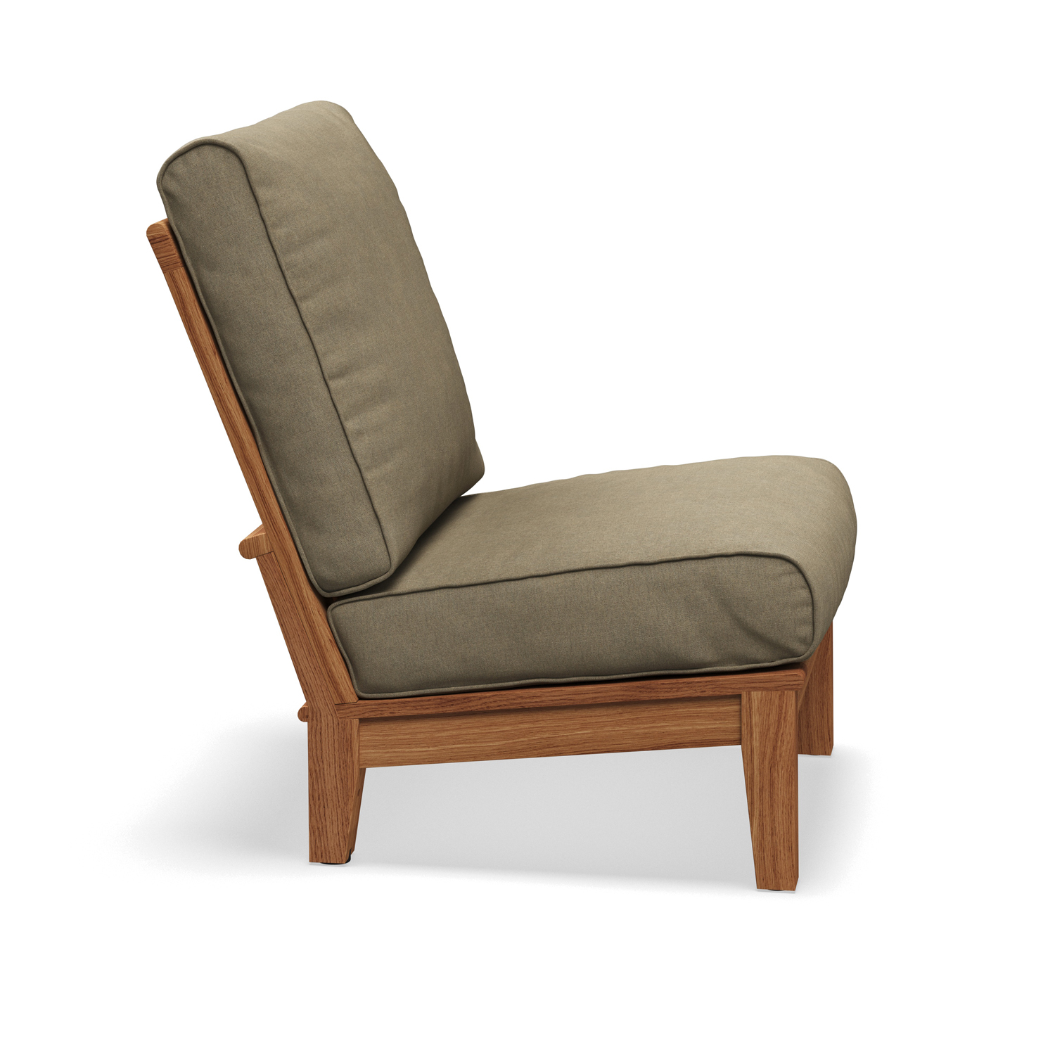 Gloster Ventura Teak Armless Outdoor Sectional Unit AuthenTEAK