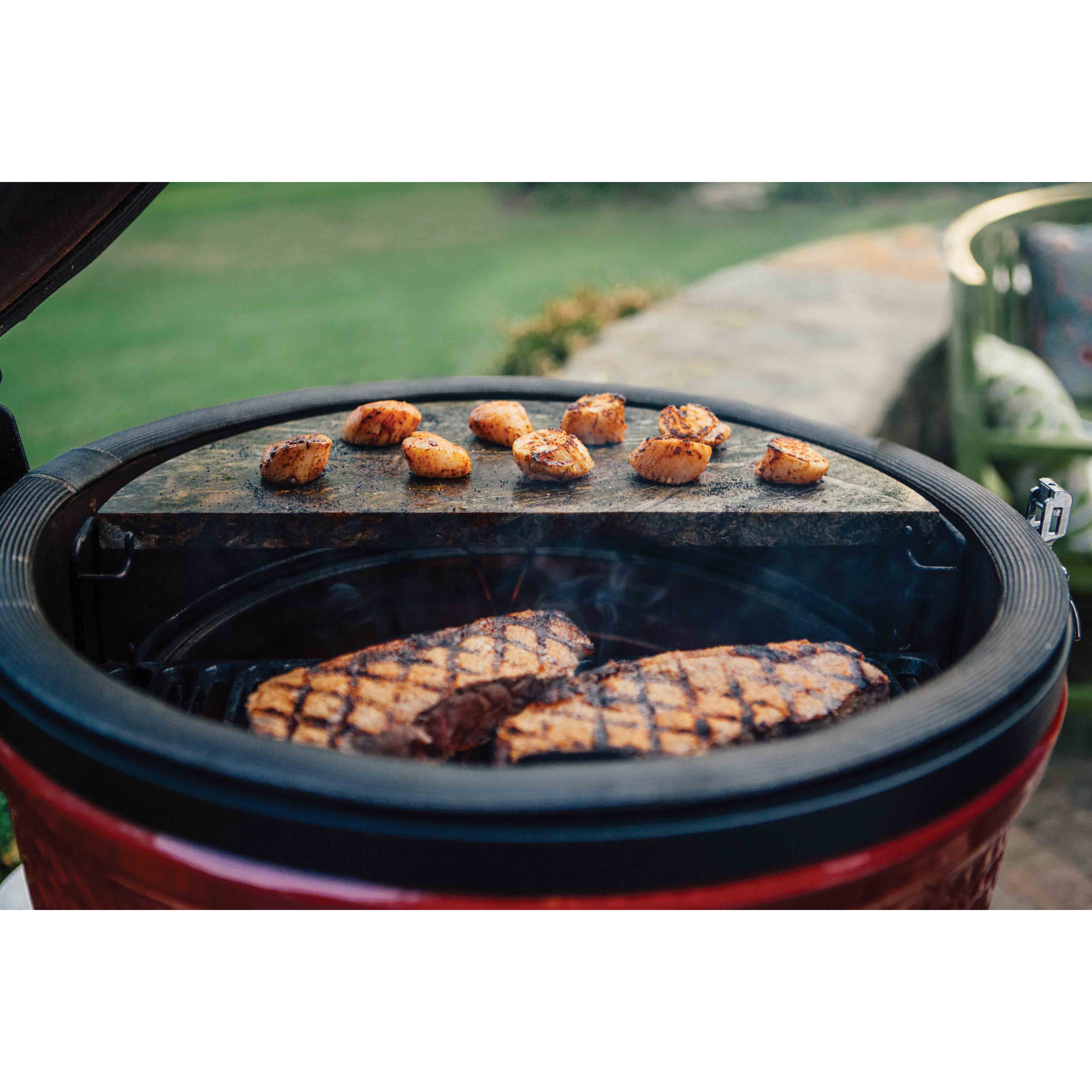 Kamado Joe Divide and Conquer Flexible BBQ Cooking System AuthenTEAK