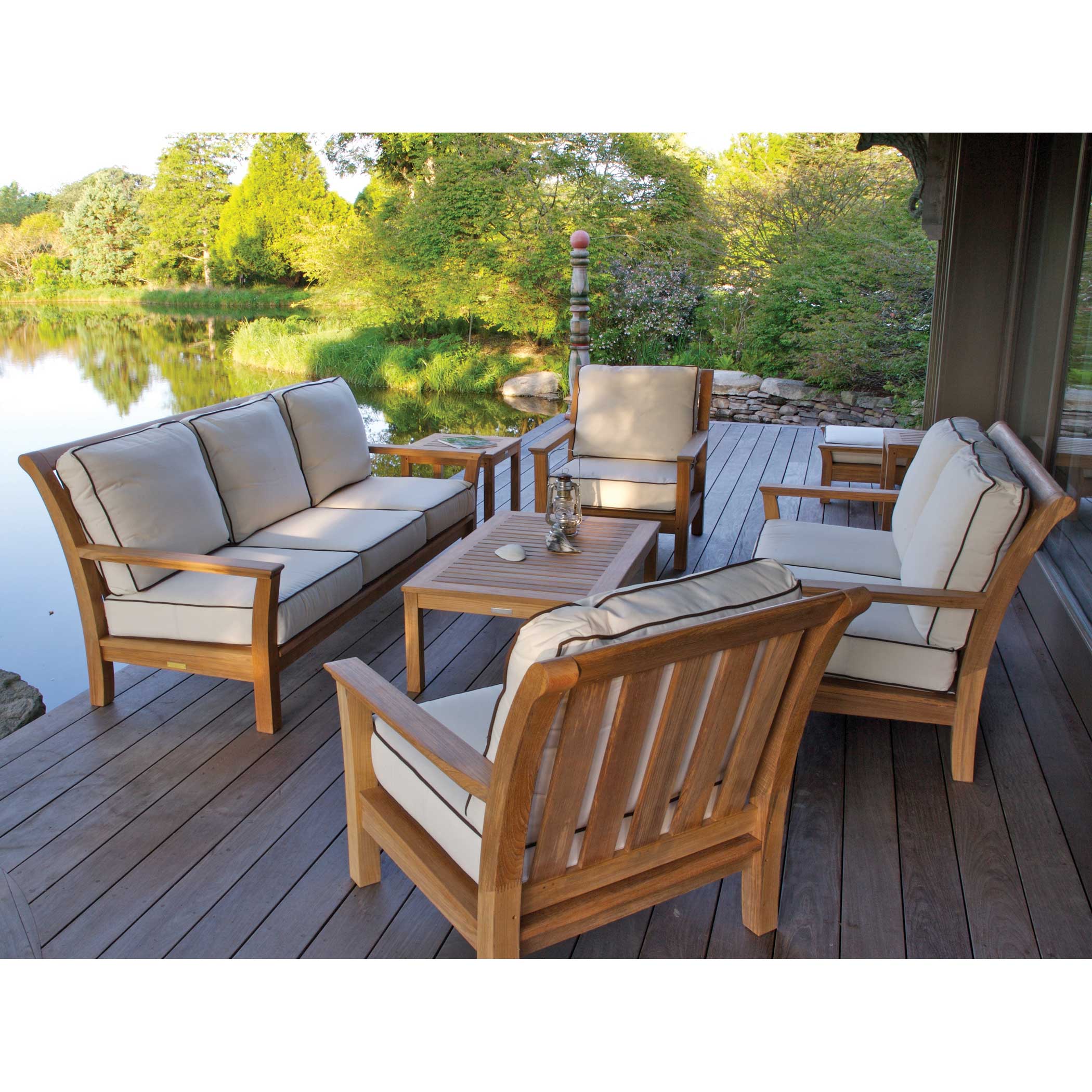 Kingsley Bate Chelsea 5Piece Deep Seating Set AuthenTEAK