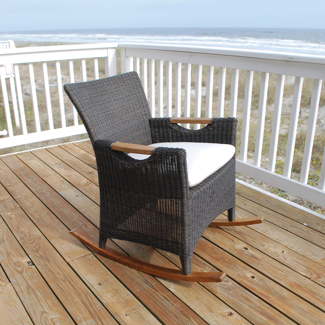 Kingsley Bate Culebra Woven Rocking Chair | AuthenTEAK