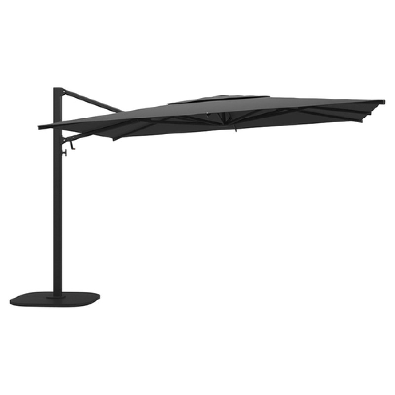 Gloster Halo 13' Square Aluminum Cantilever Patio Umbrella w/ 617 lb