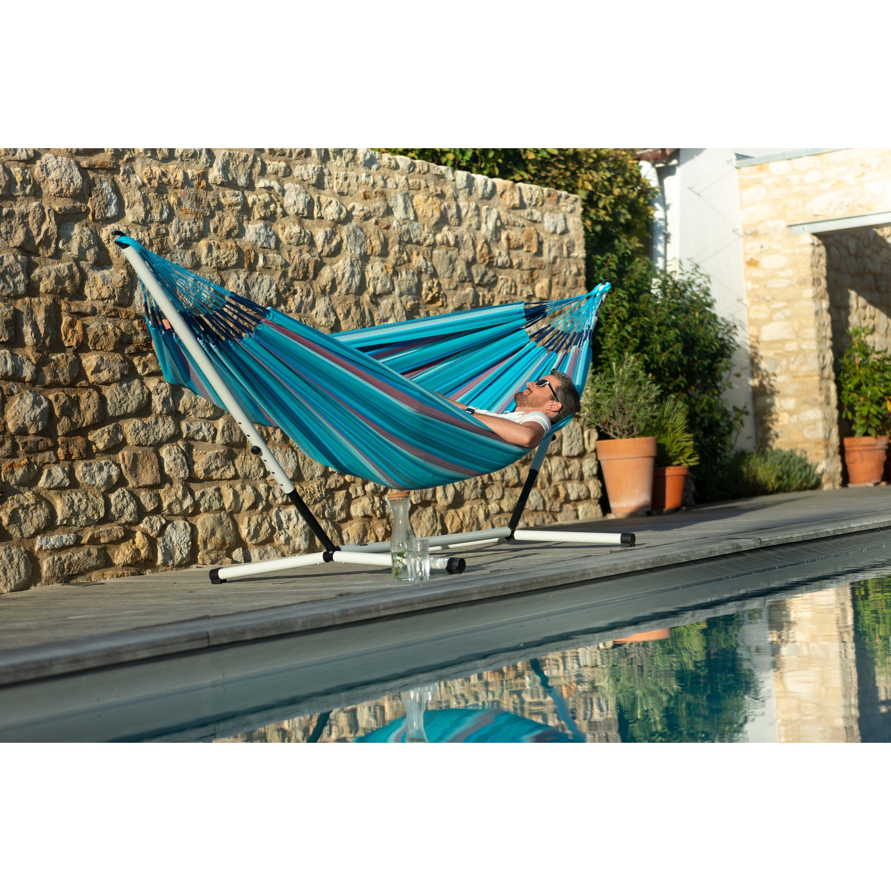 La Siesta Brisa Double Classic Outdoor Hammock | AuthenTEAK