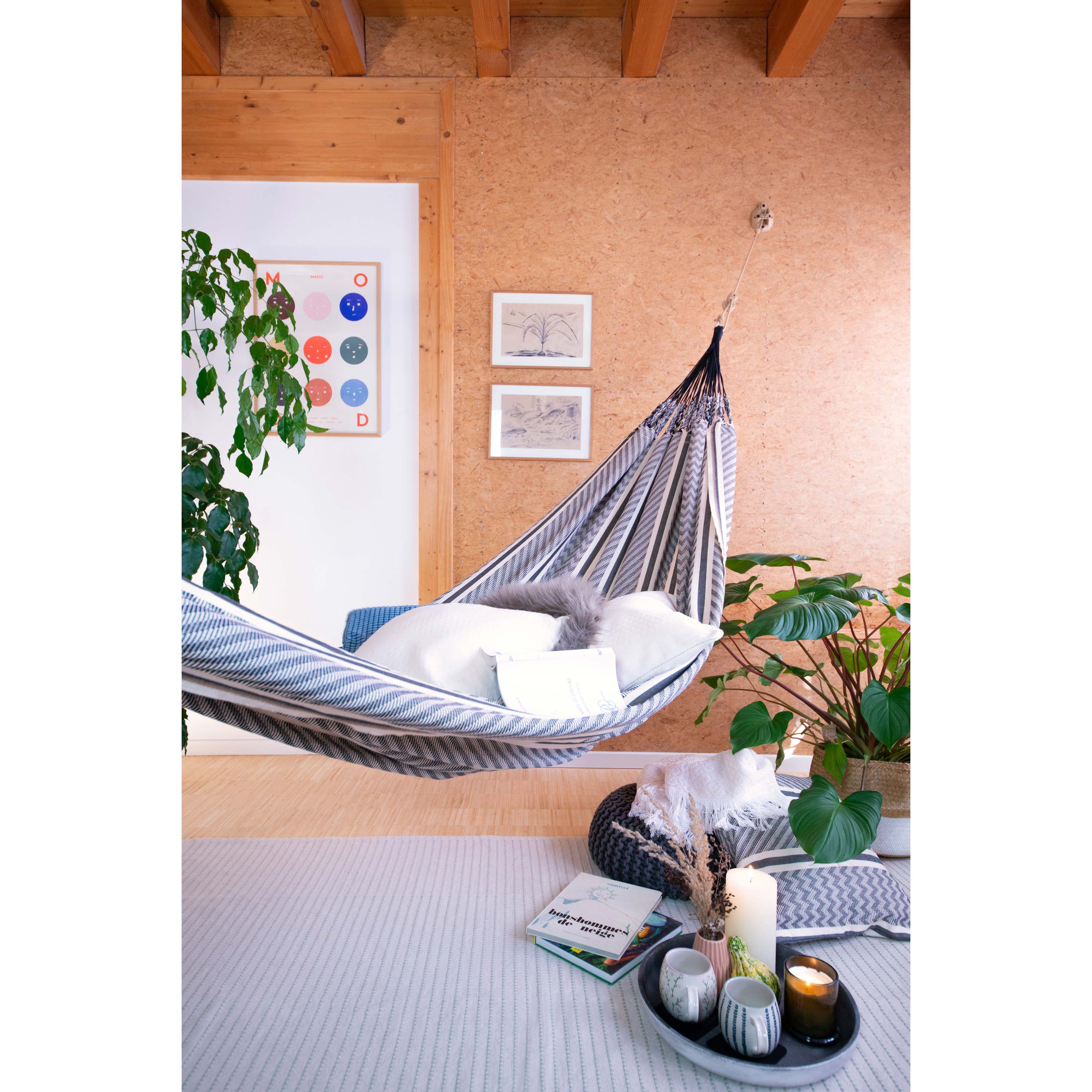 La Siesta Flora Double Classic Outdoor Hammock | AuthenTEAK