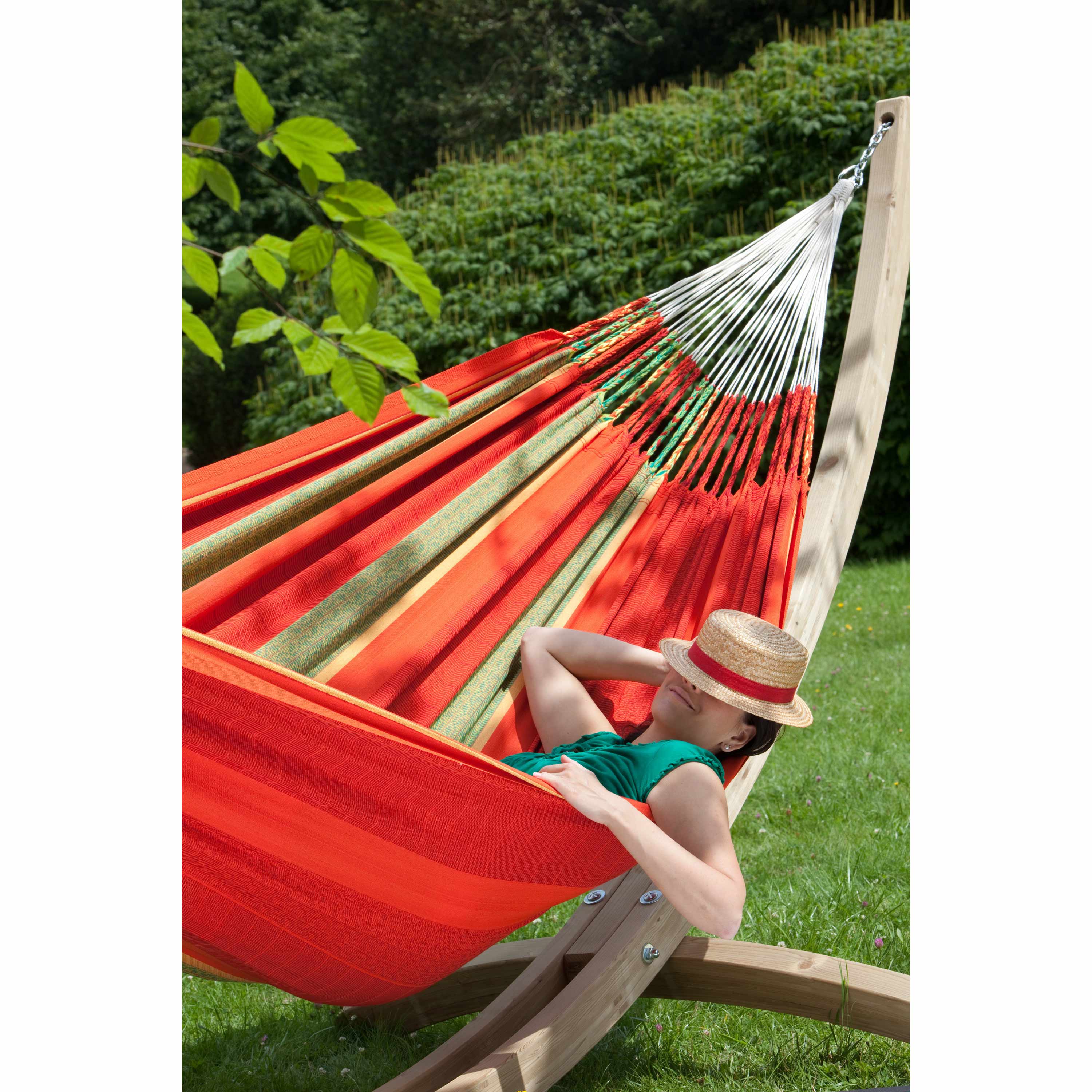 La Siesta Flora Kingsize Classic Outdoor Hammock | AuthenTEAK