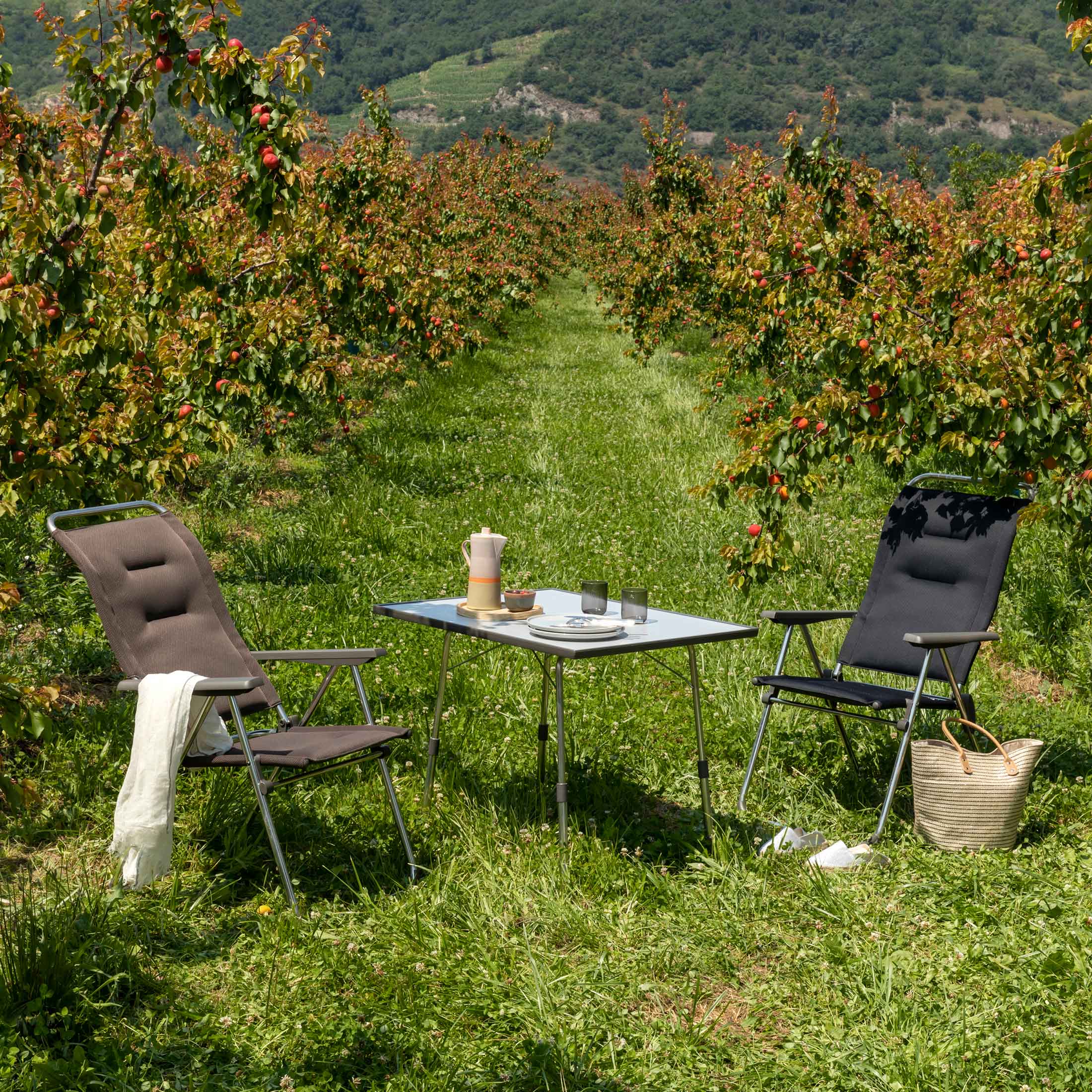Lafuma Mobilier Alu Cham Air Comfort Reclining Aluminum Armchair