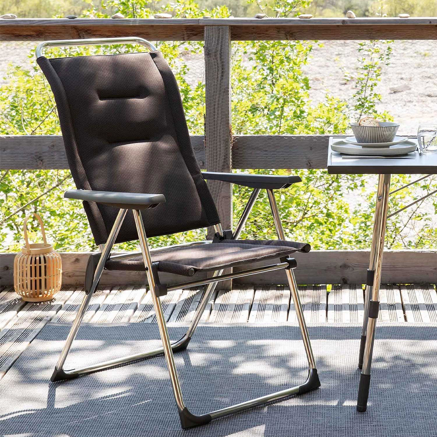 Pnakaga96　商品番号 LFM2772 ALM CHAM チェア Lafuma Mobilier Alu Cham Air Comfort Reclining Aluminum Armchair