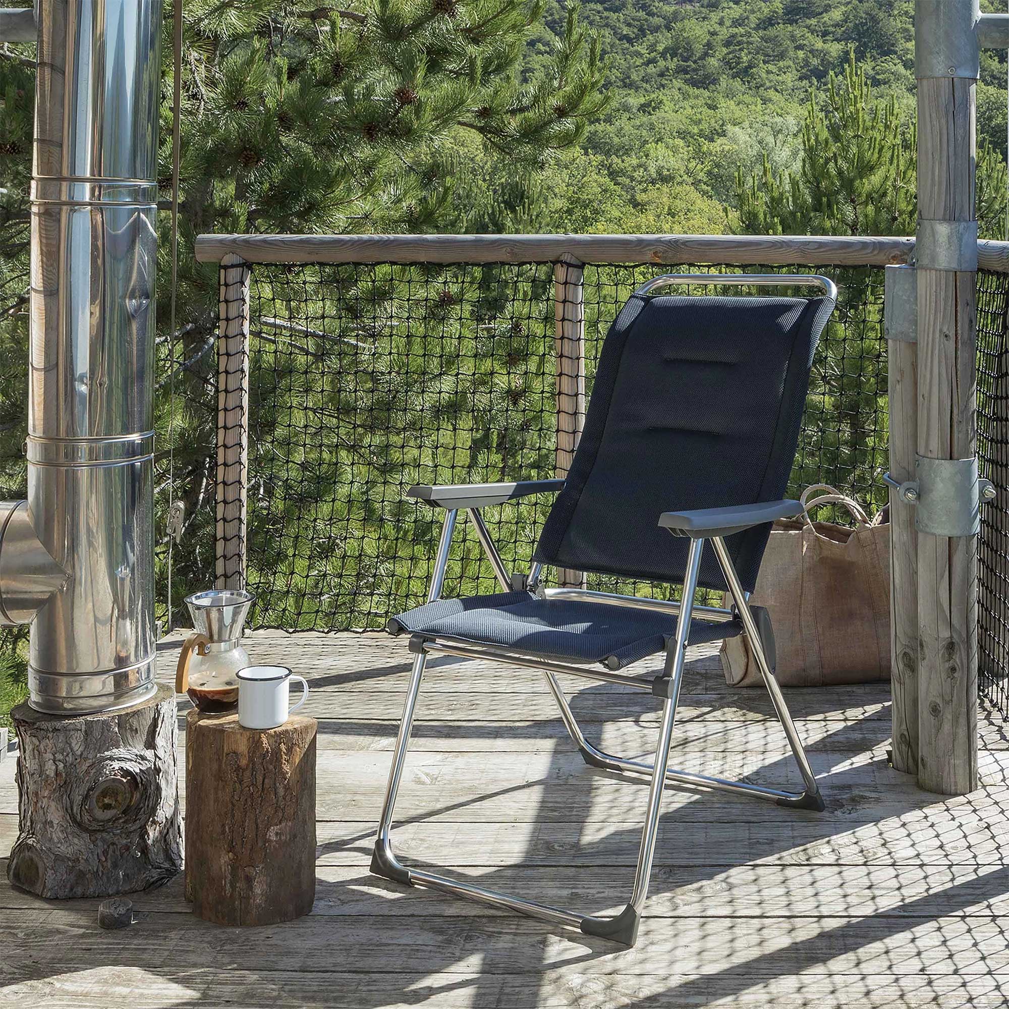 Lafuma Mobilier Alu Cham Air Comfort Reclining Aluminum Armchair