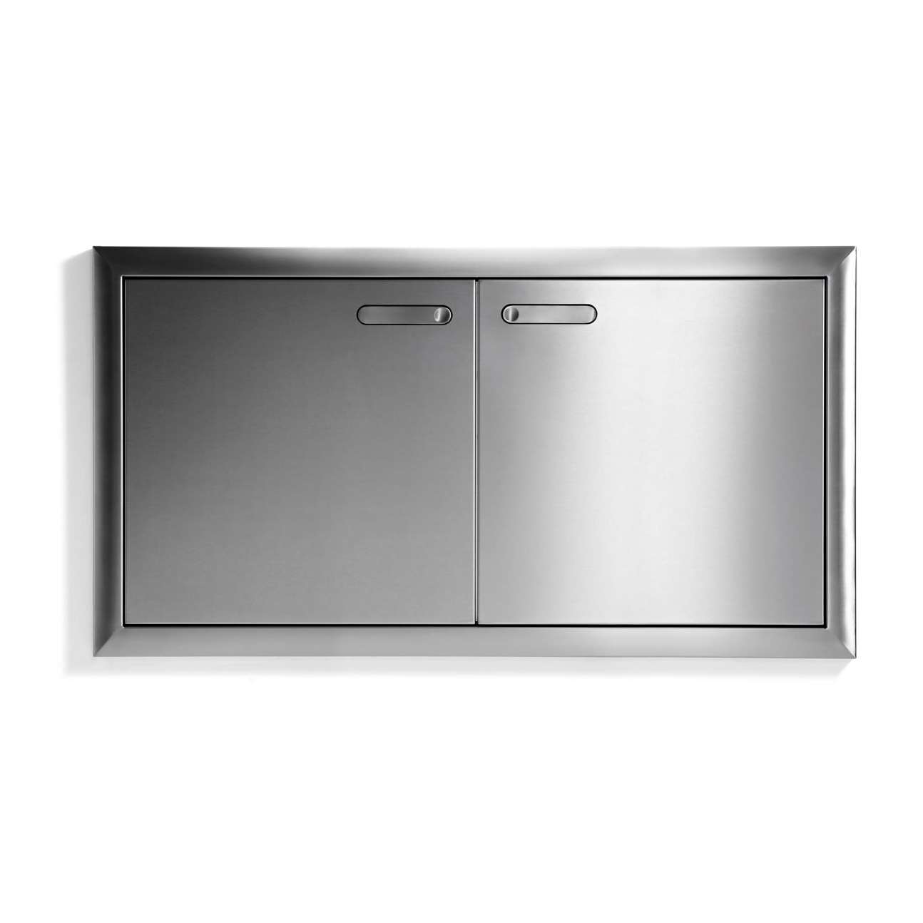 ステンレススチール ガラス扉収納キャビネット　ブリキ Lynx Grills Ventana 42