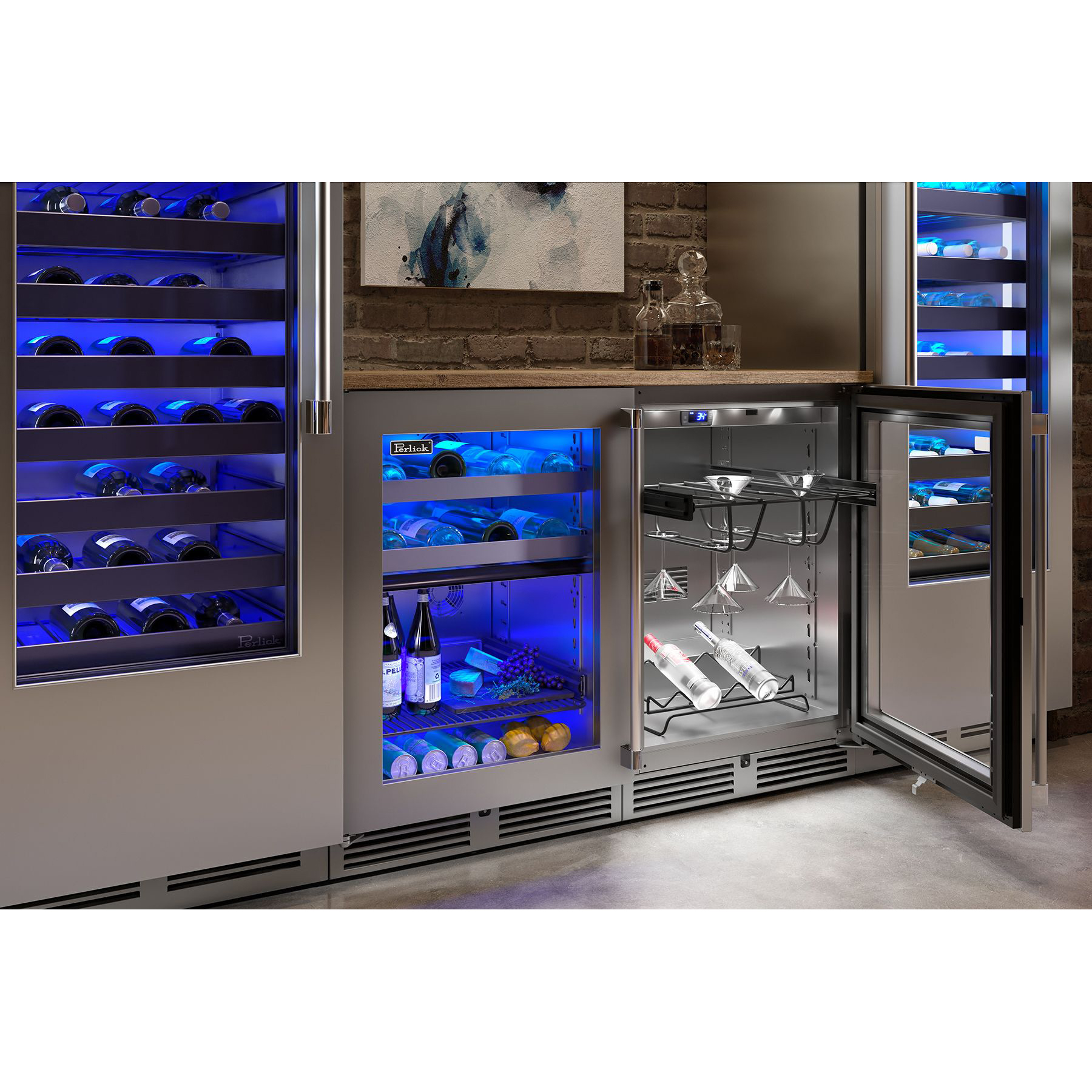 Perlick 24" Signature Freezer Marine and Coastal Series AuthenTEAK