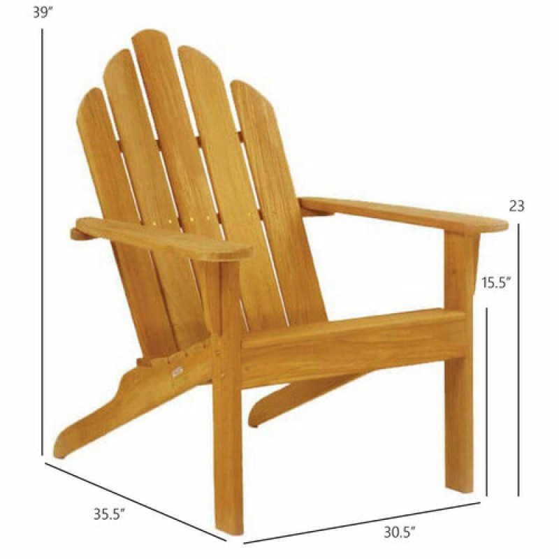 Kingsley Bate Teak Adirondack Chair AuthenTEAK