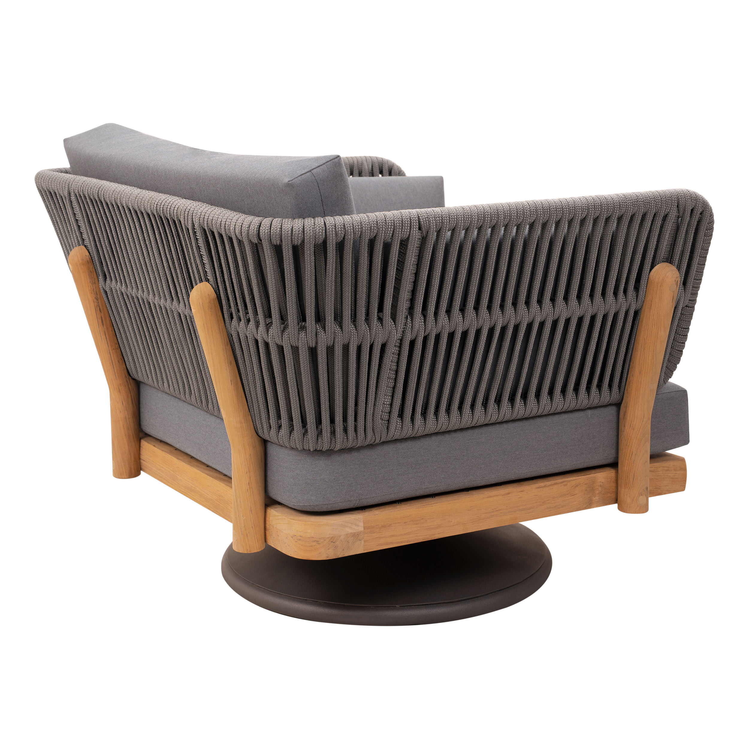 POVL Outdoor Supra 3-Piece Swivel Rocker and Sofa Outdoor Lounging Set ...