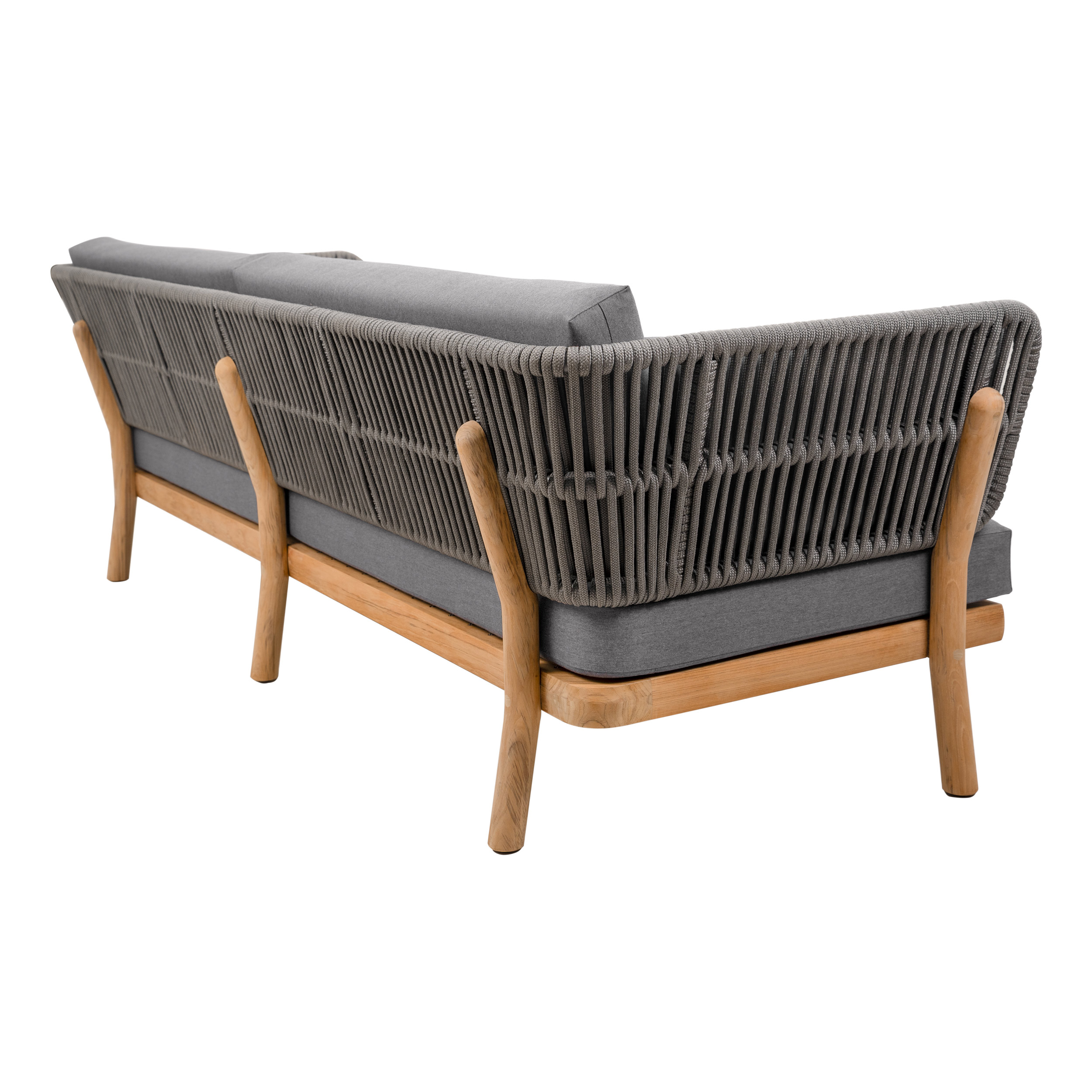 POVL Outdoor Supra 3-Piece Swivel Rocker and Sofa Outdoor Lounging Set ...