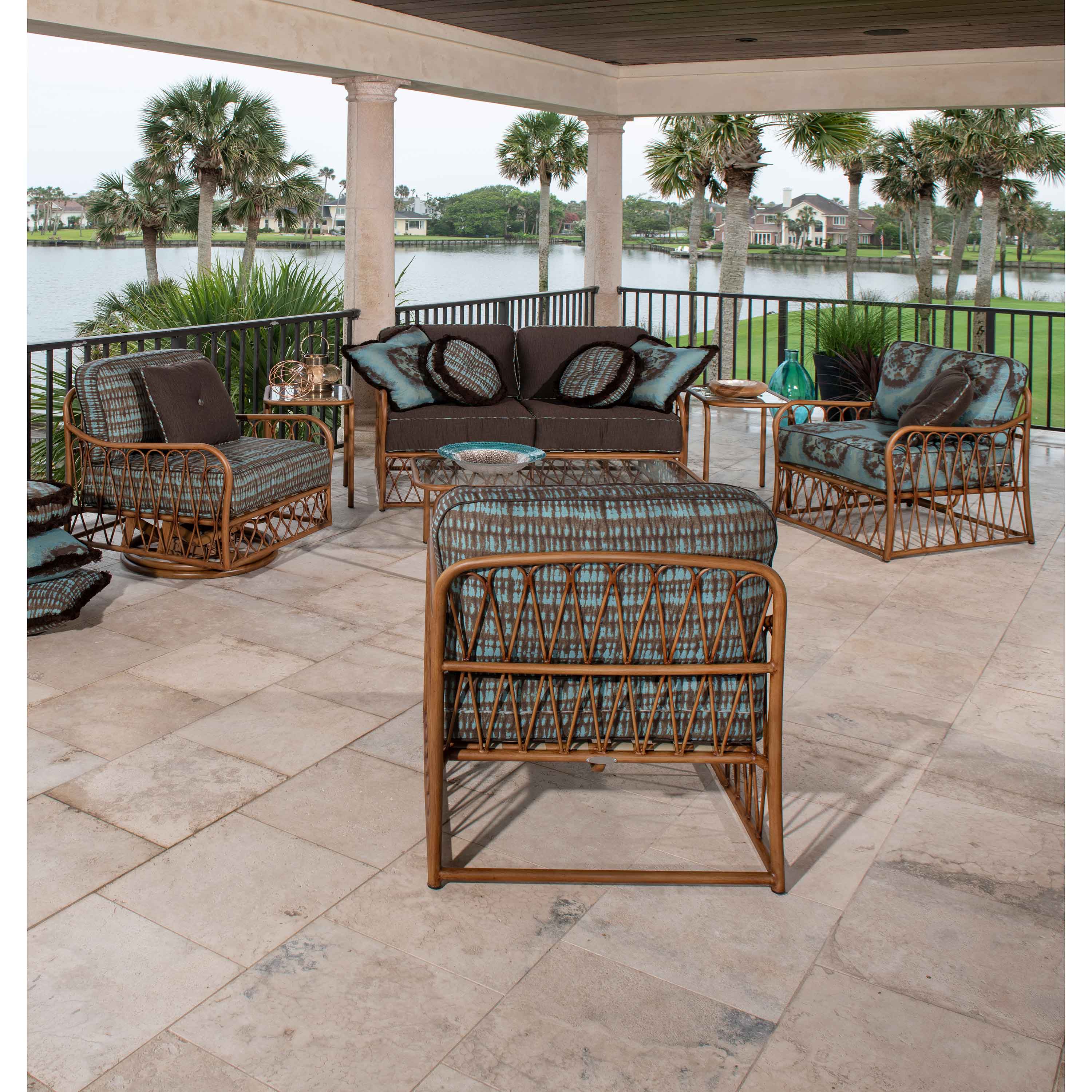 Woodard Cane Aluminum Lounge Chair AuthenTEAK