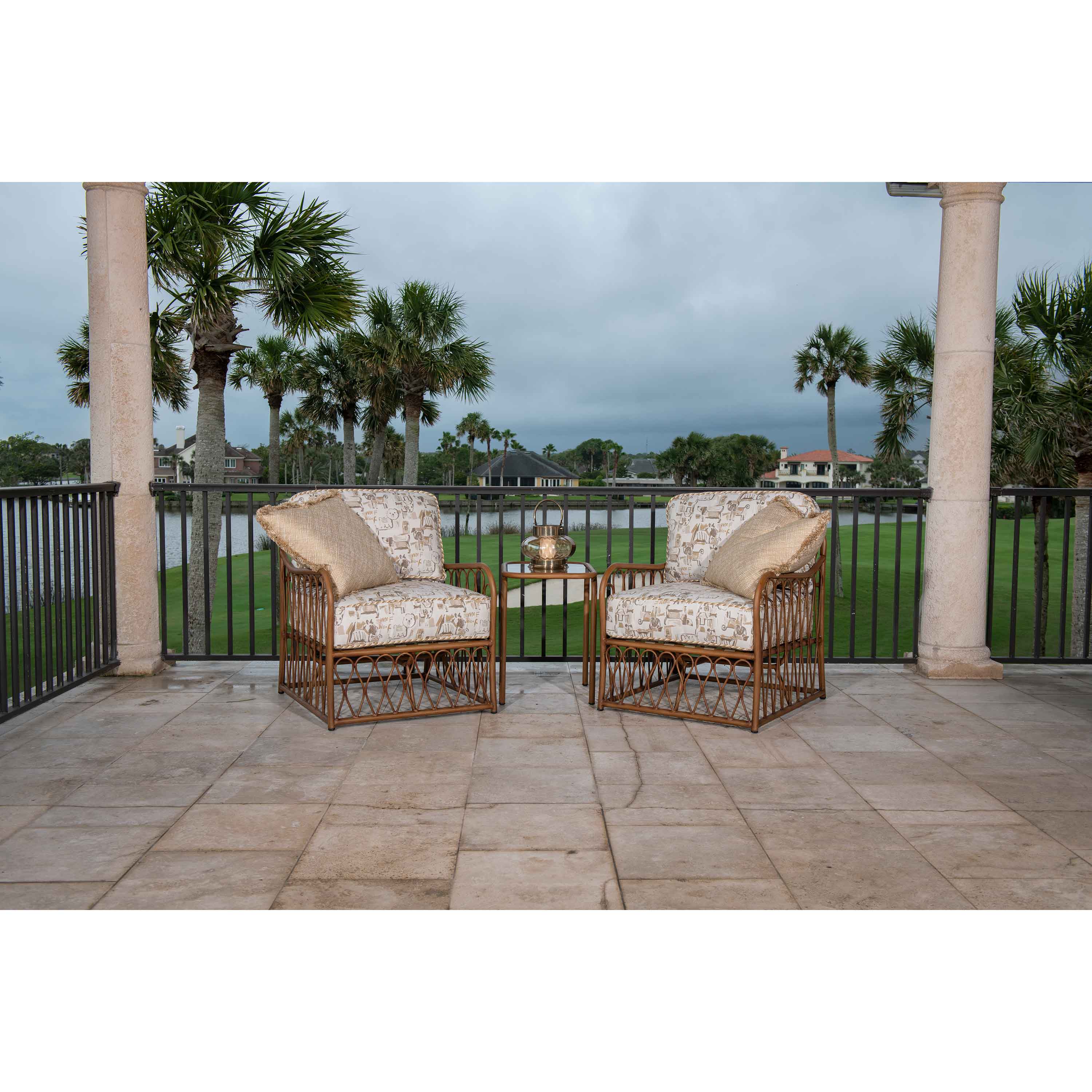 Woodard Cane Aluminum Lounge Chair AuthenTEAK