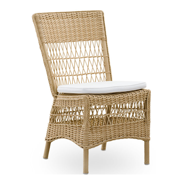 Sika Design Georgia Garden Marie Woven Dining Side Chair | AuthenTEAK
