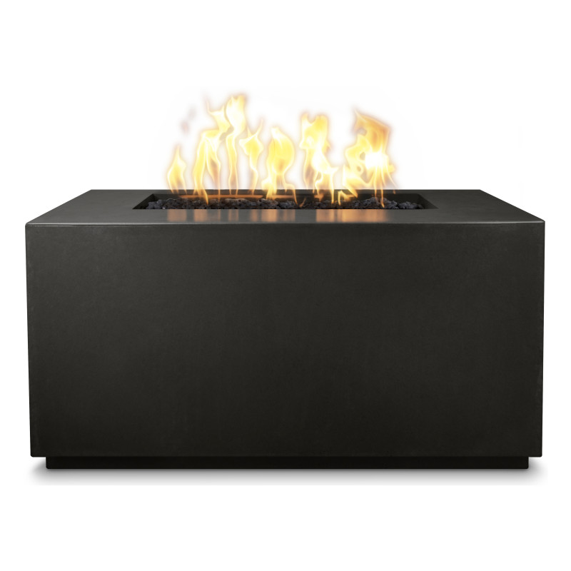 The Outdoor Plus Pismo 48" GFR Concrete Fire Pit Hidden Tank AuthenTEAK