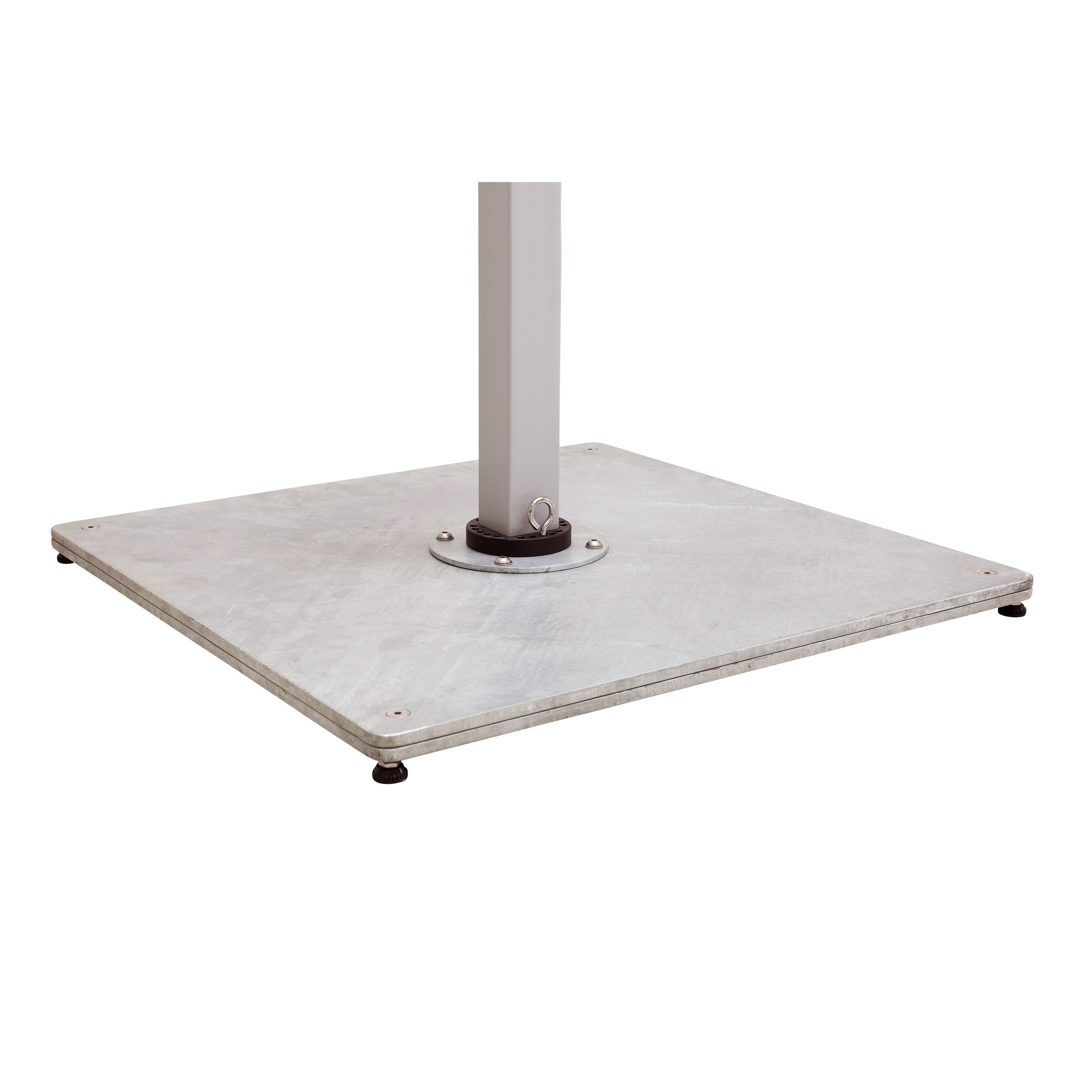 Woodline Shade Solutions Double Stack Plate 286 lb. Cantilever Umbrella ...