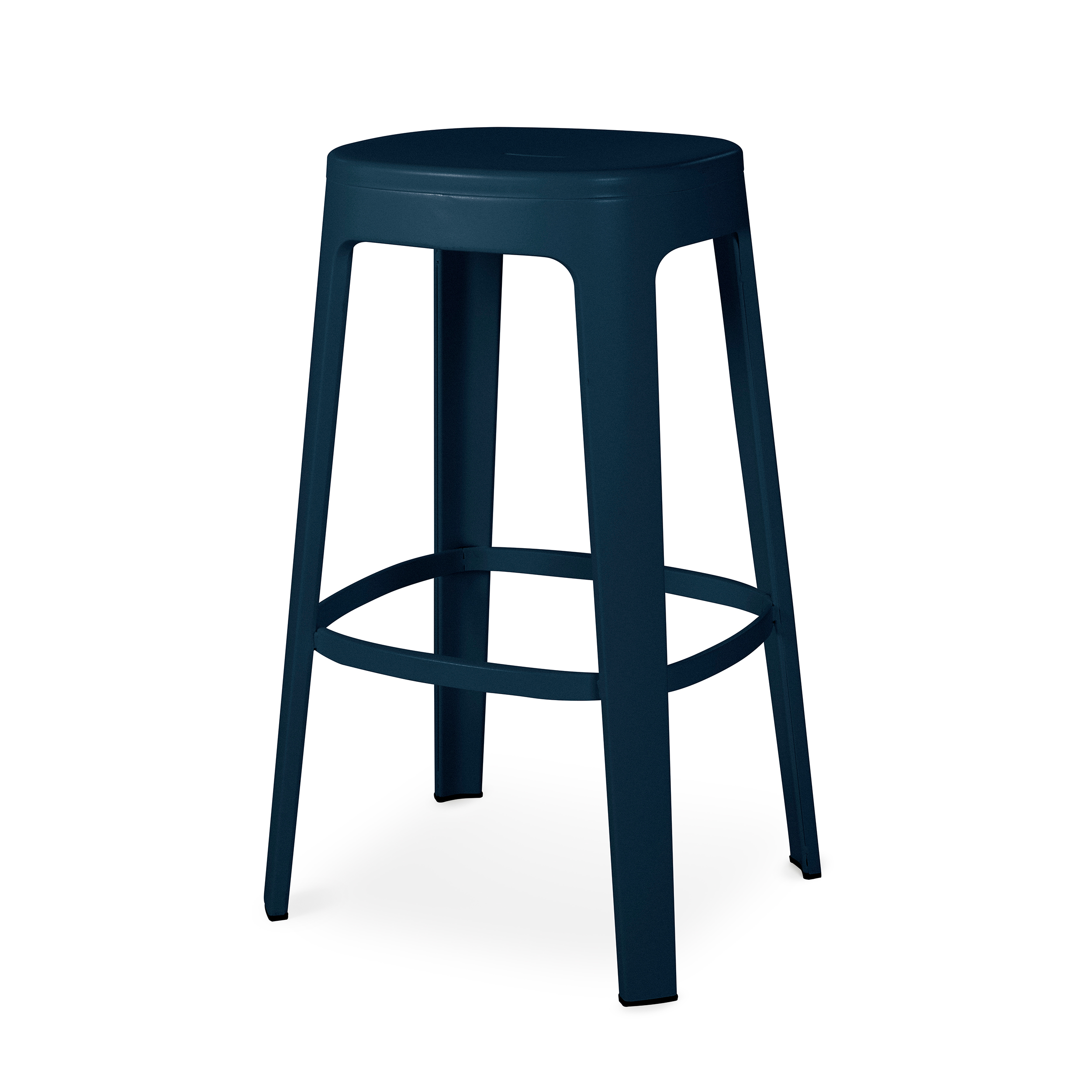 RS Barcelona Ombra Backless Steel Bar Stool AuthenTEAK