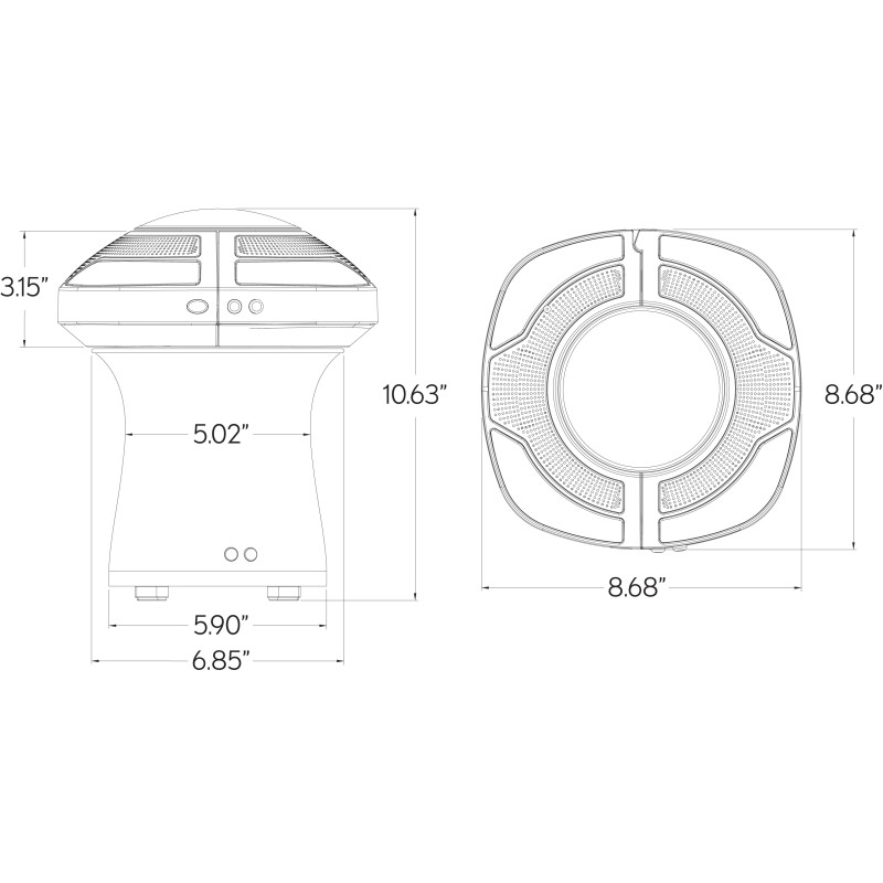 Treasure Garden Evo Dual Light Sound Pod AuthenTEAK