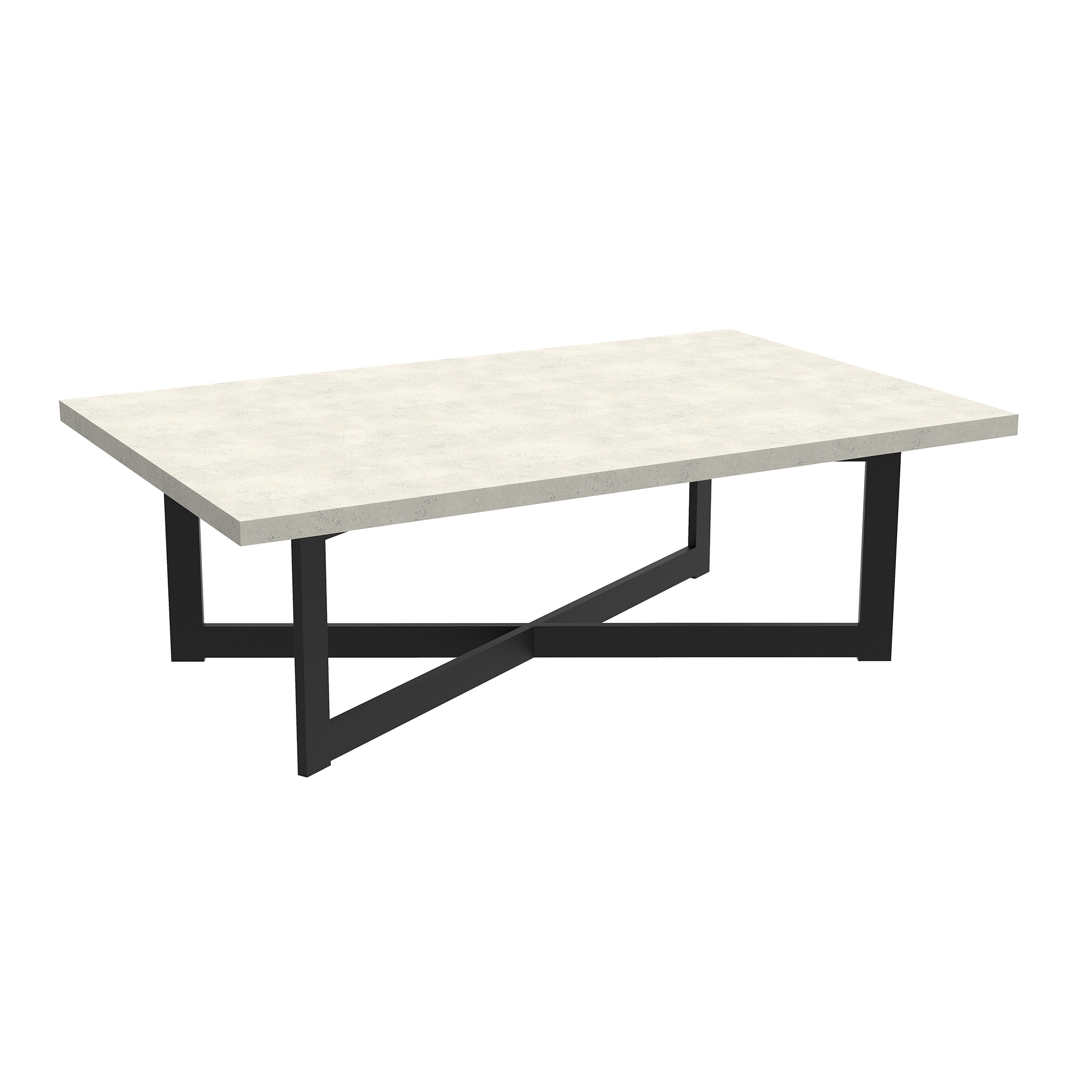 Lane Venture Foley 48" Stone Rectangular Coffee Table AuthenTEAK
