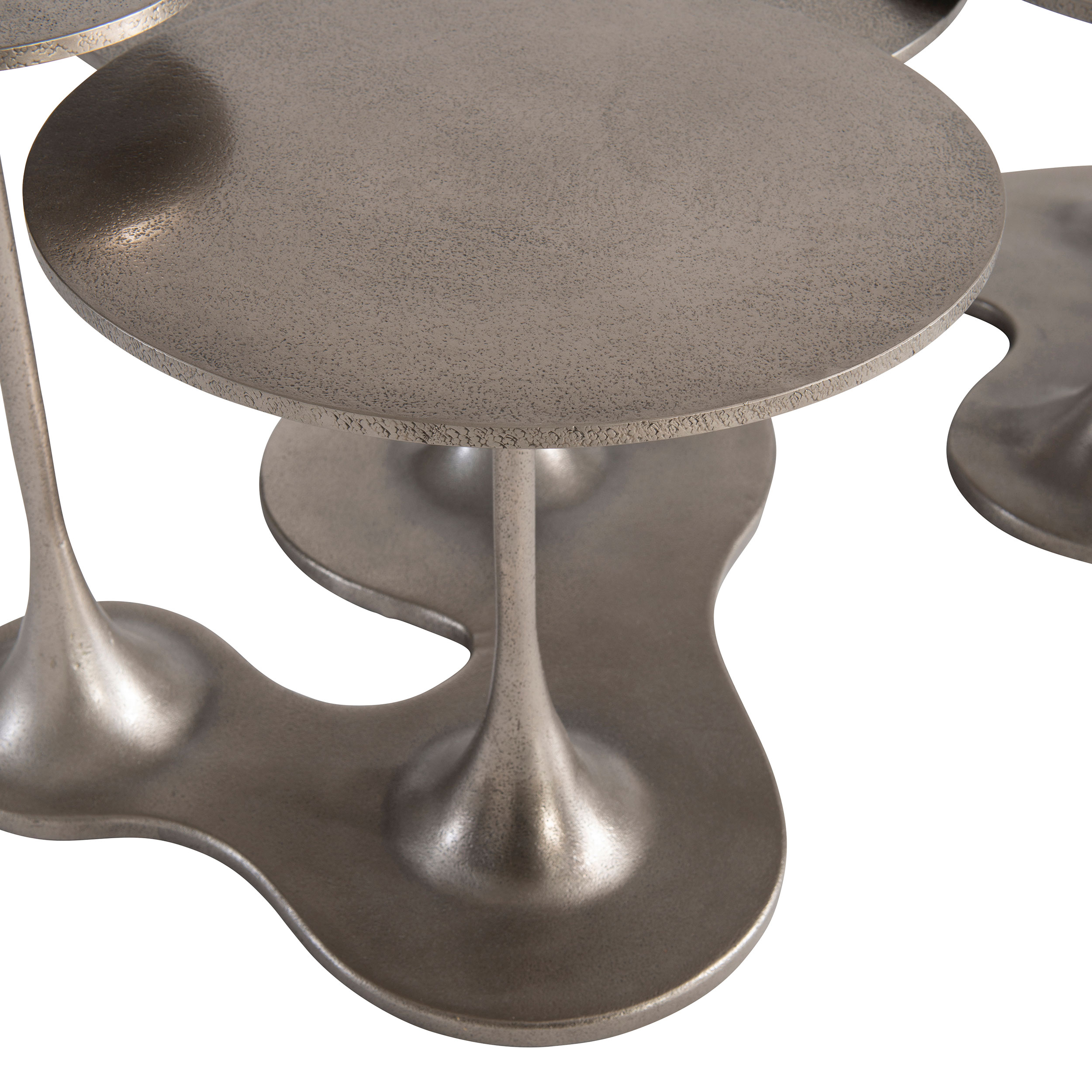 Bernhardt Exteriors Cerchi 51.2" Cast Aluminum Cocktail Table | AuthenTEAK