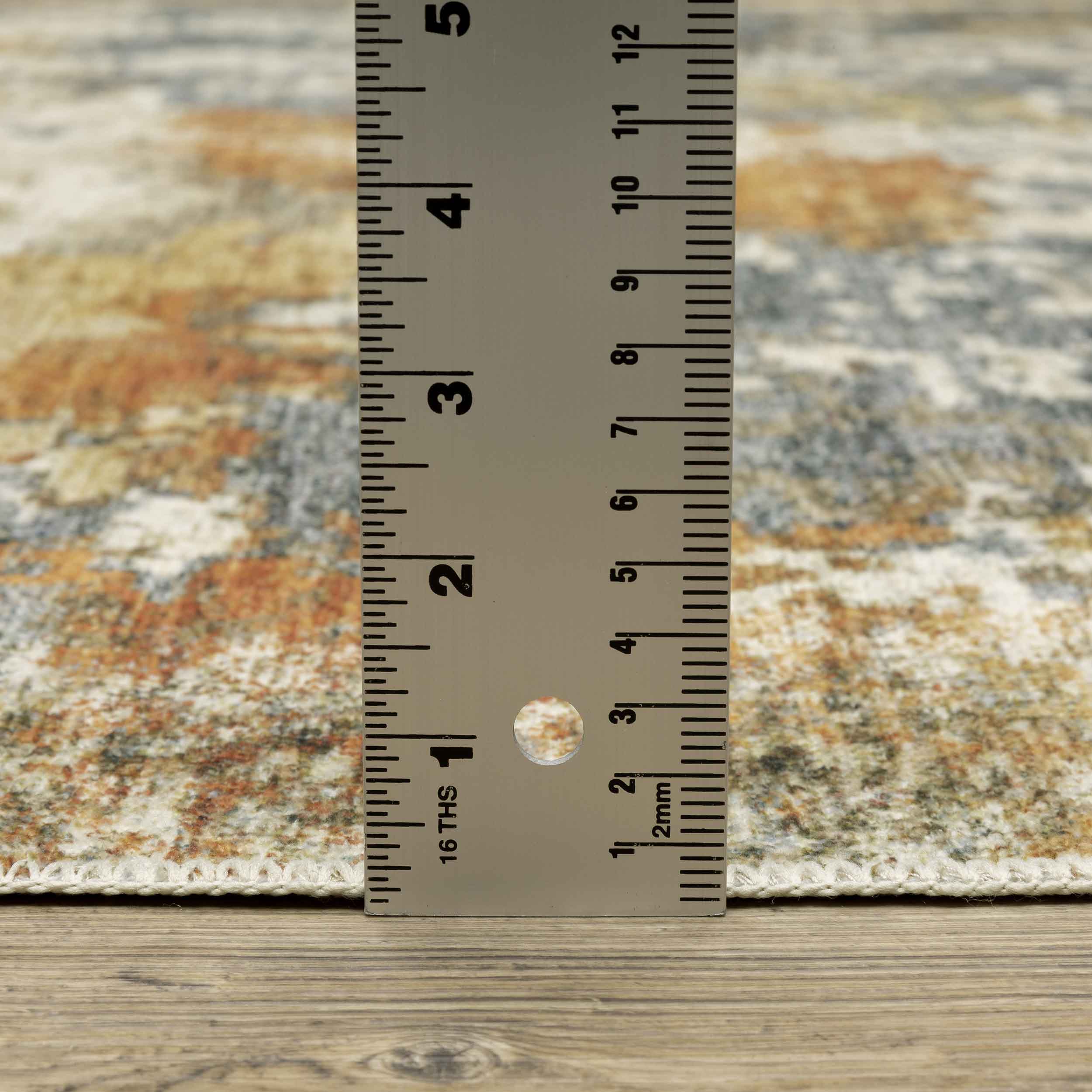 Oriental Weavers Malibu MAL05 Washable Indoor Rug AuthenTEAK