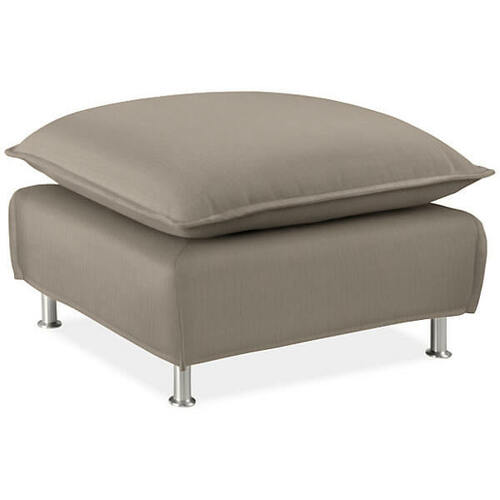 Lee Industries Agave Upholstered Ottoman AuthenTEAK