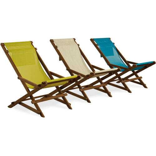 Lee Industries Sling Lounge Chair AuthenTEAK