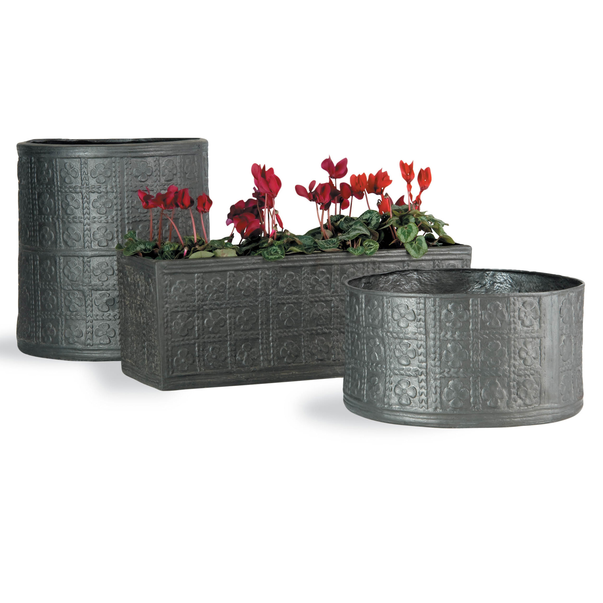 Atlanta Brass Planters