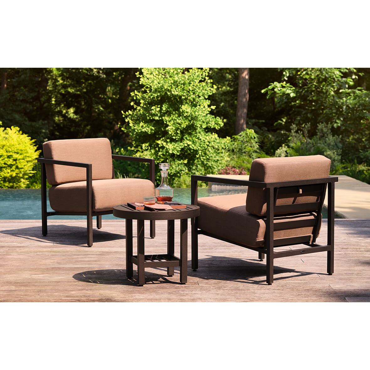 Woodard Salona Aluminum Lounge Chair AuthenTEAK