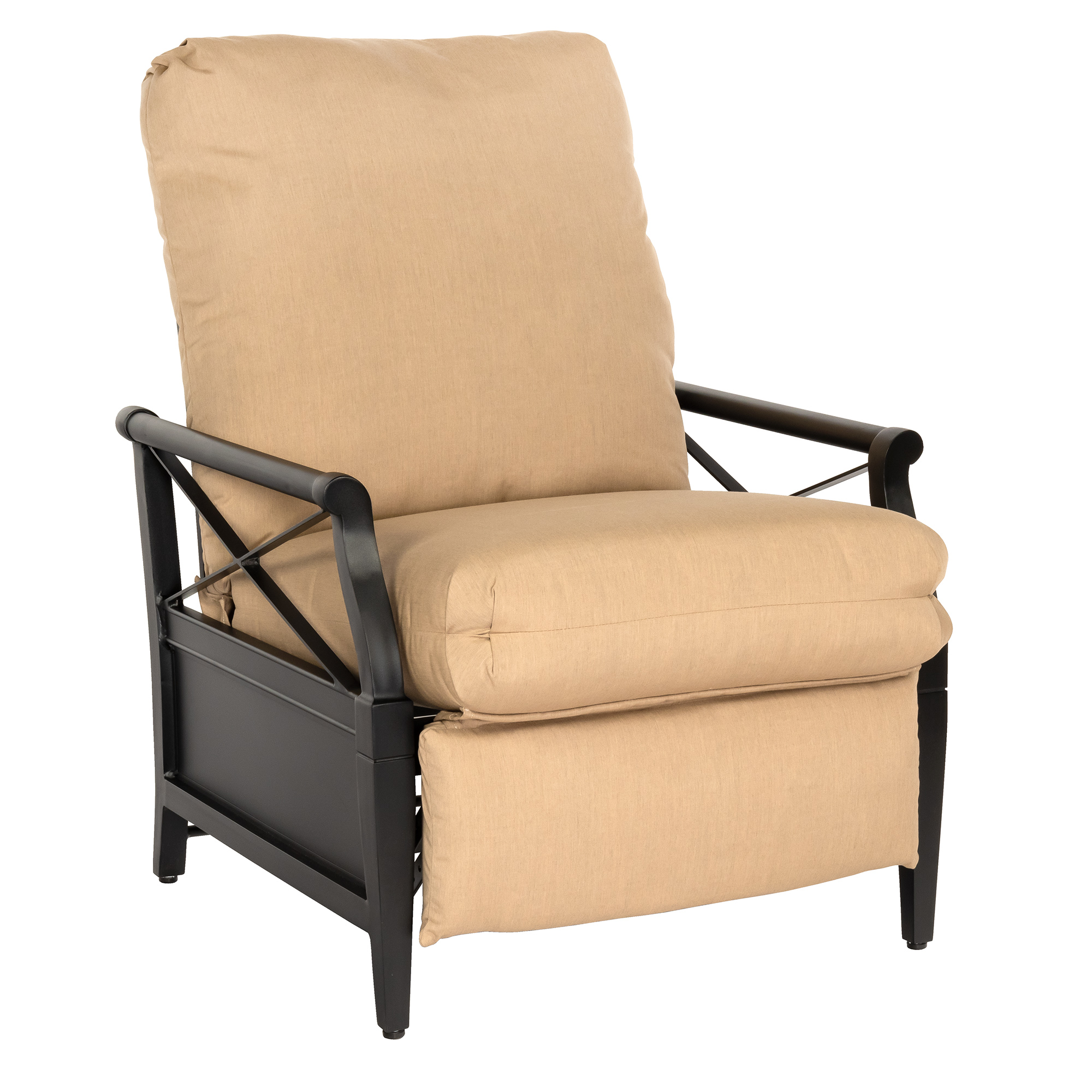 Woodard Andover Aluminum Reclining Lounge Chair AuthenTEAK
