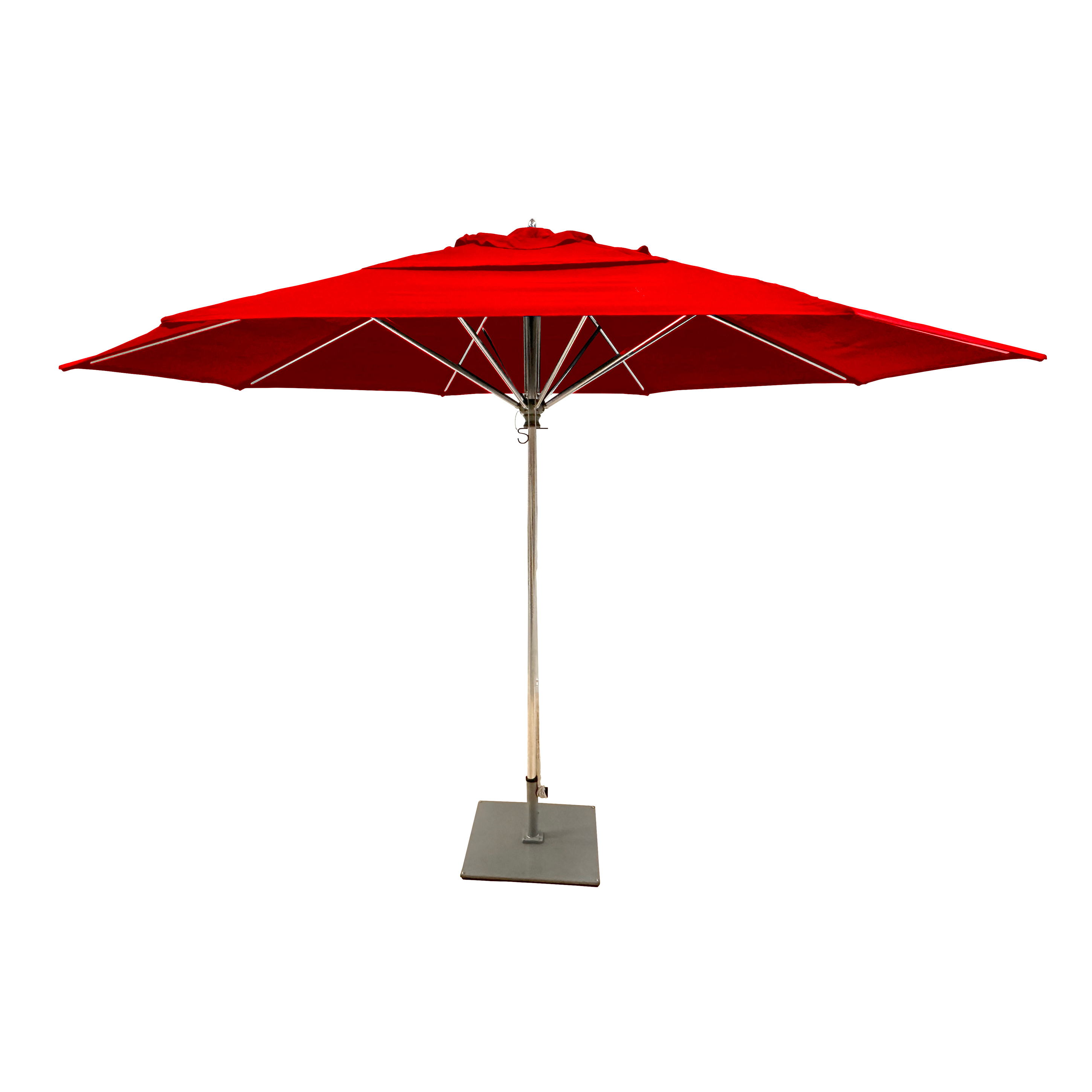 Galtech Quad Pulley 13' Octagonal Aluminum Commercial Market Patio Umbrella | AuthenTEAK Galtech Quad Pulley 13' Octagonal Aluminum Commercial Market Patio Umbrella | AuthenTEAK