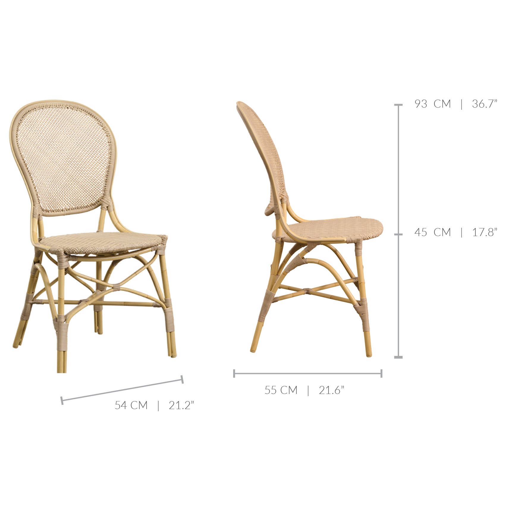 美品】Sika•Design シカデザイン ロッシーニチェア ラタンチェア