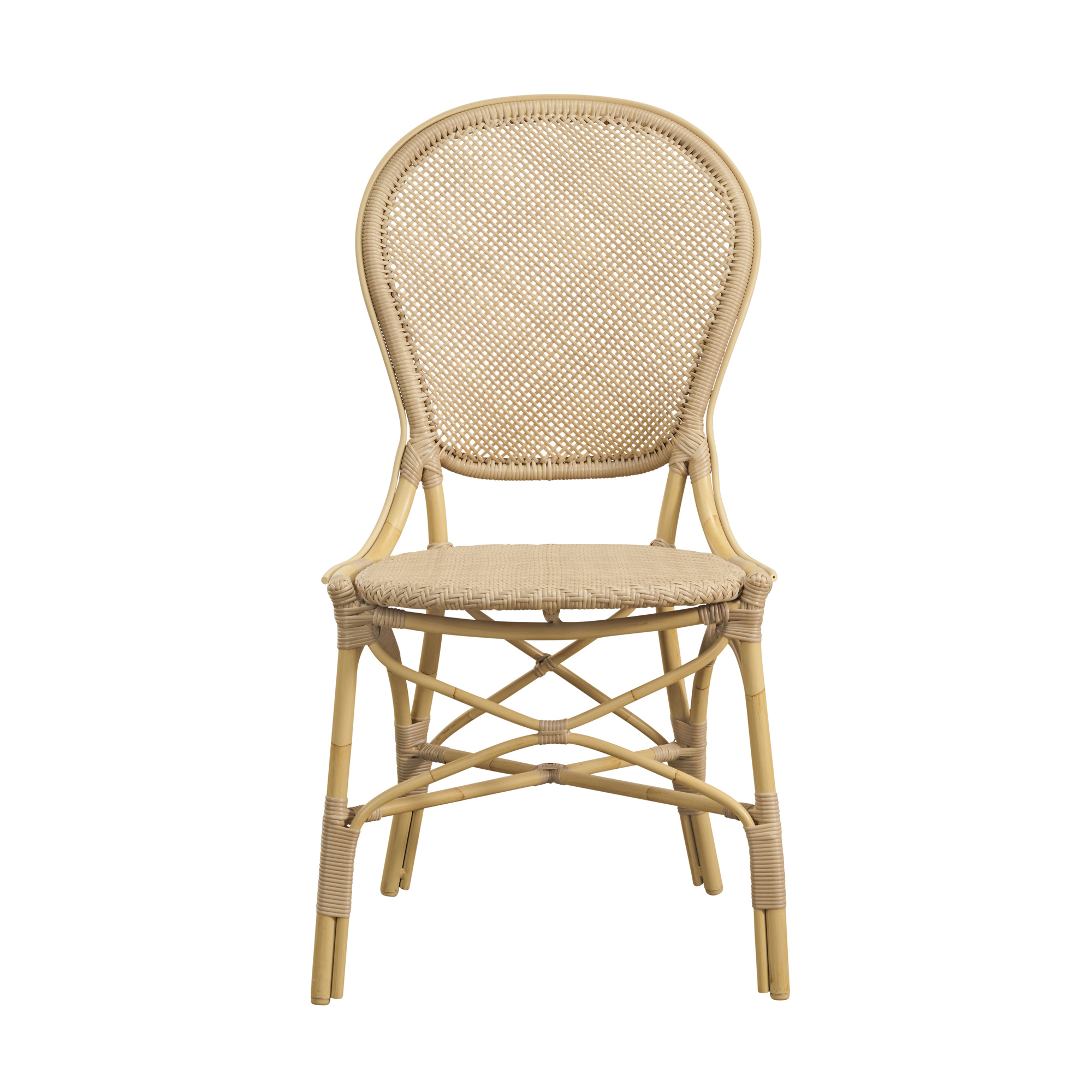 Sika Design Rossini AluRattan Stacking Dining Side Chair | AuthenTEAK