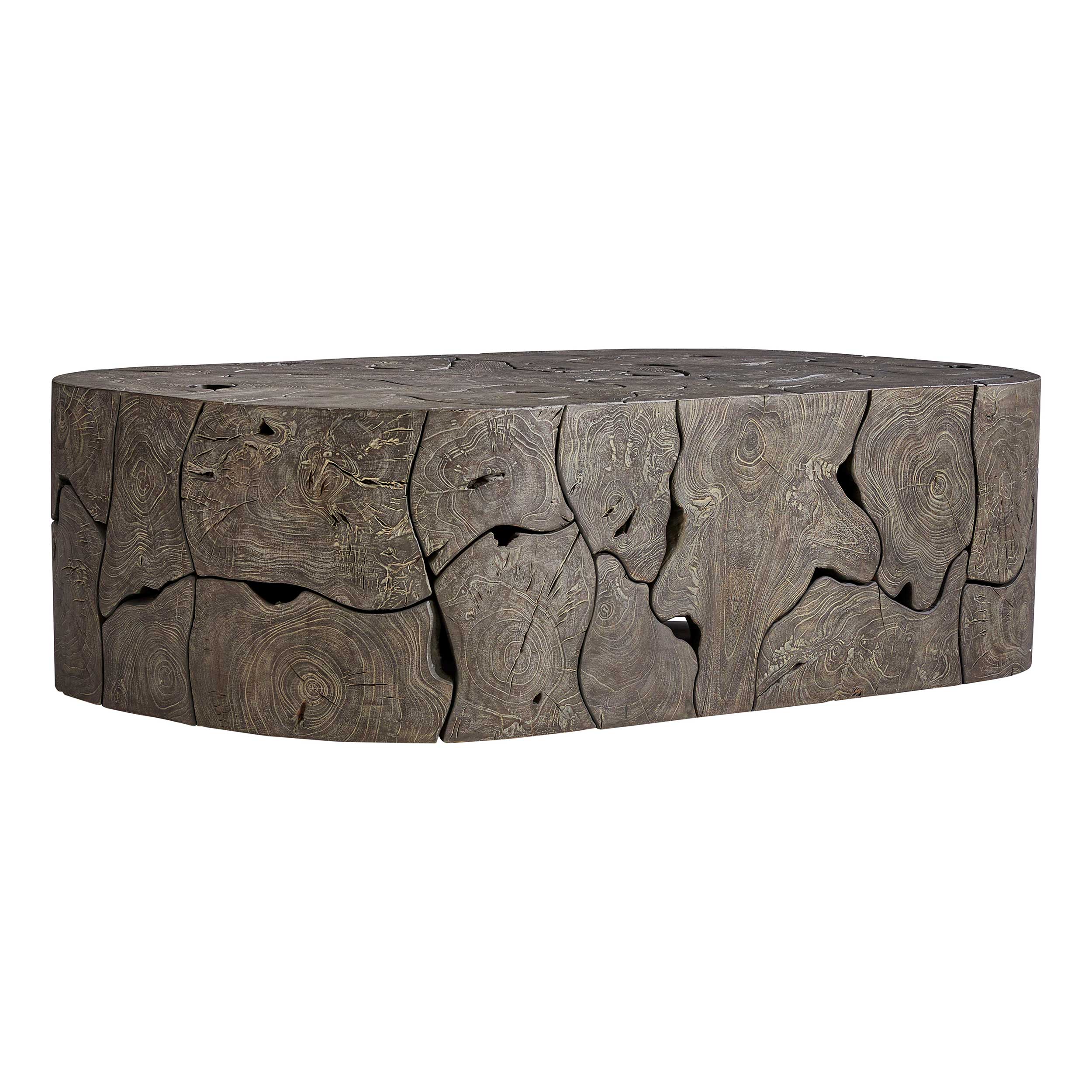 Bernhardt Exteriors Trinidad 54" Teak Oval Coffee Table | AuthenTEAK