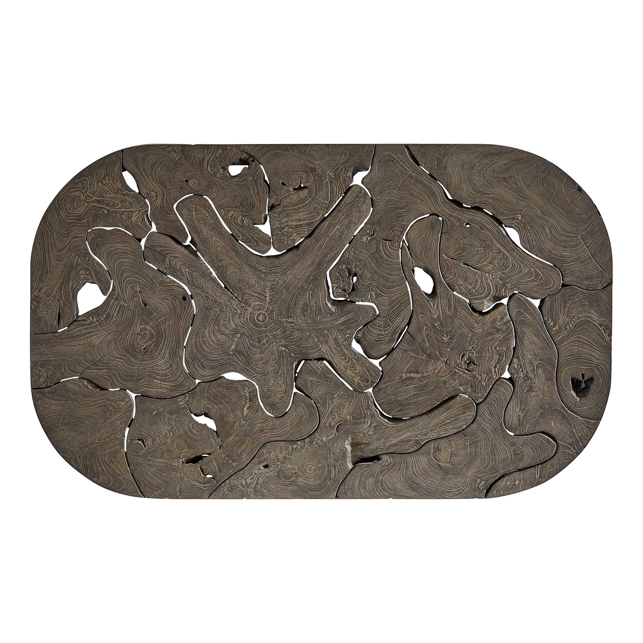 Bernhardt Exteriors Trinidad 54" Teak Oval Coffee Table AuthenTEAK