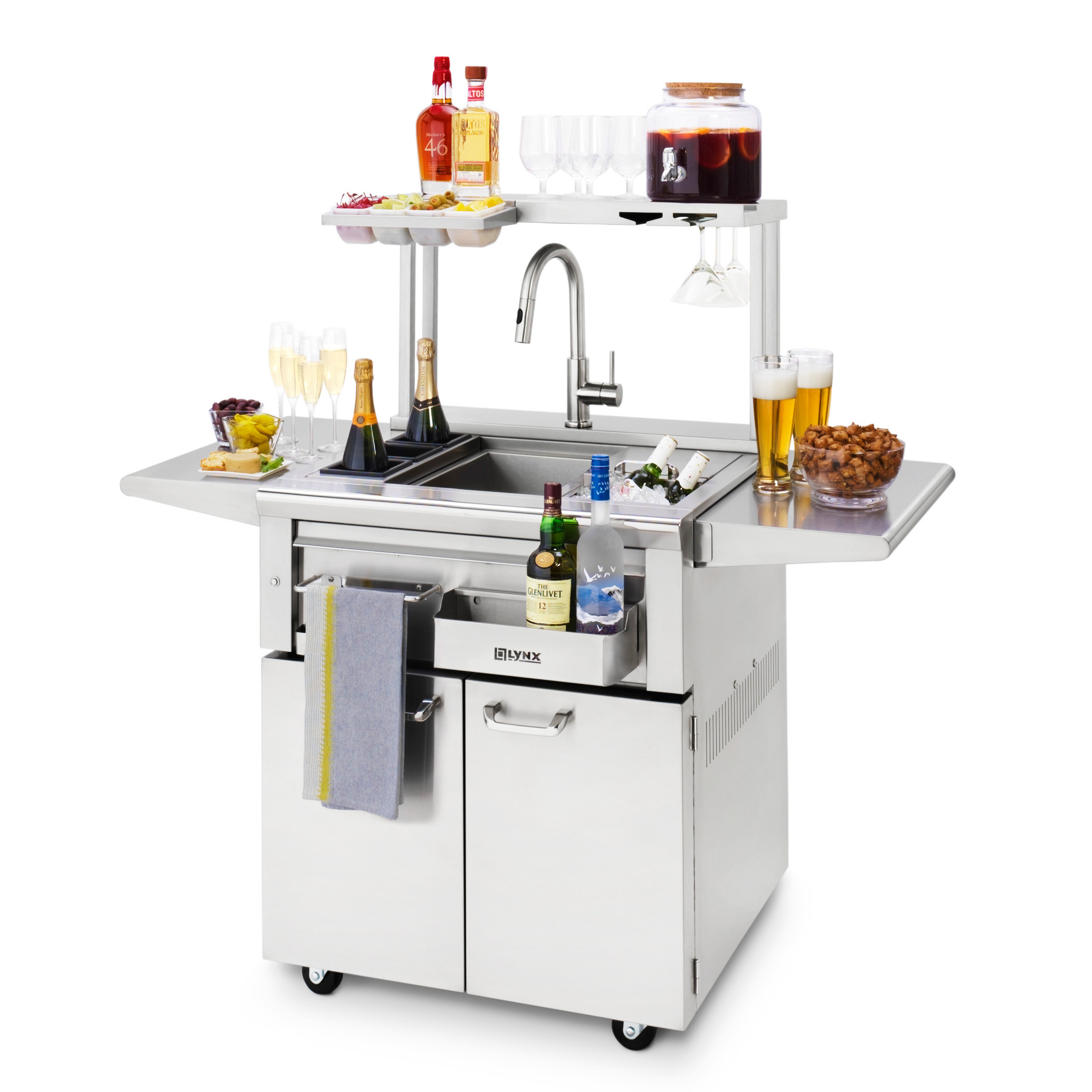Lynx Grills Professional Stainless Steel Freestanding Cocktail