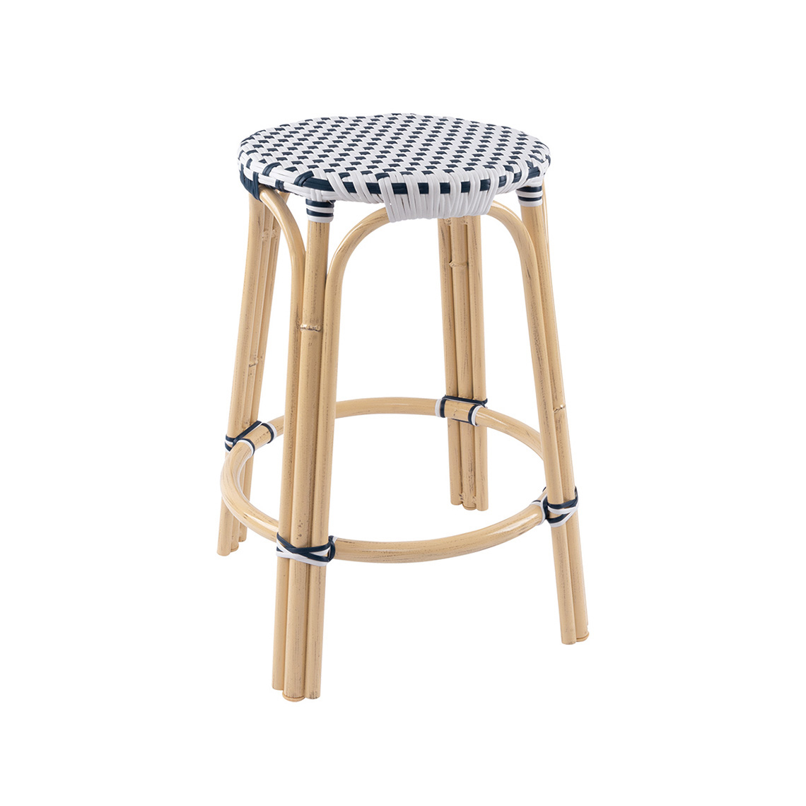 Kingsley Bate Café Aluminum Counter Stool AuthenTEAK