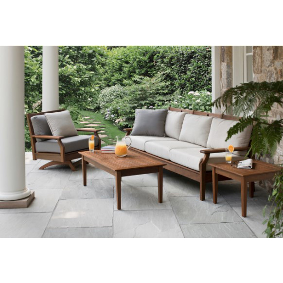 Jensen Outdoor Opal Ipe Wood Sofa | AuthenTEAK